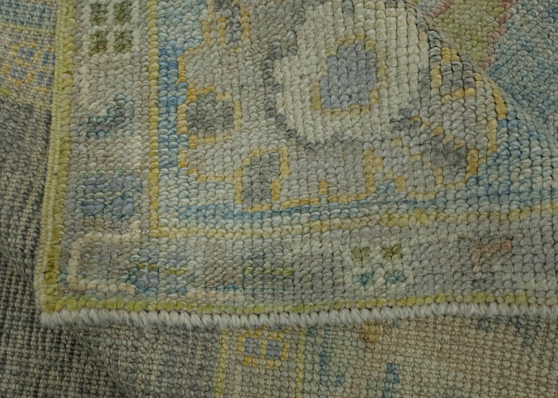 Turkish Oushak Rug 3'11" x 9'5" #18038