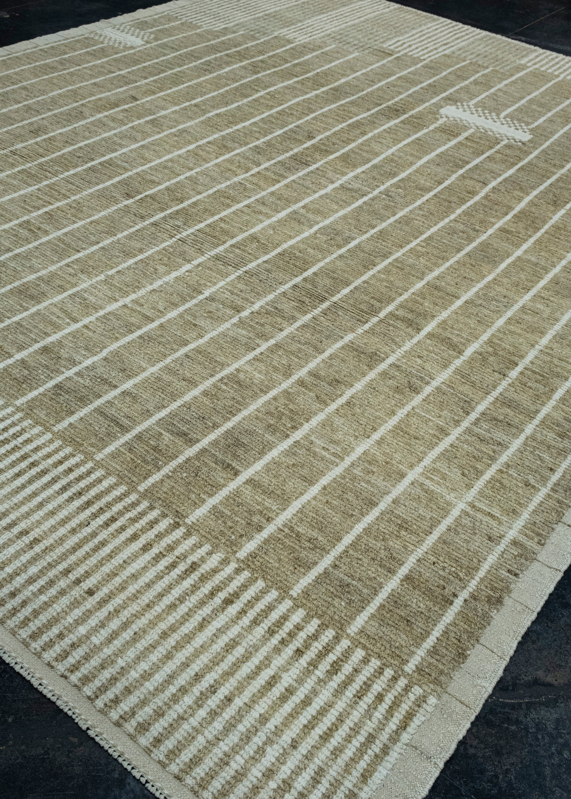 Hand Knotted Modern Rug 10' x 12'8" #17447