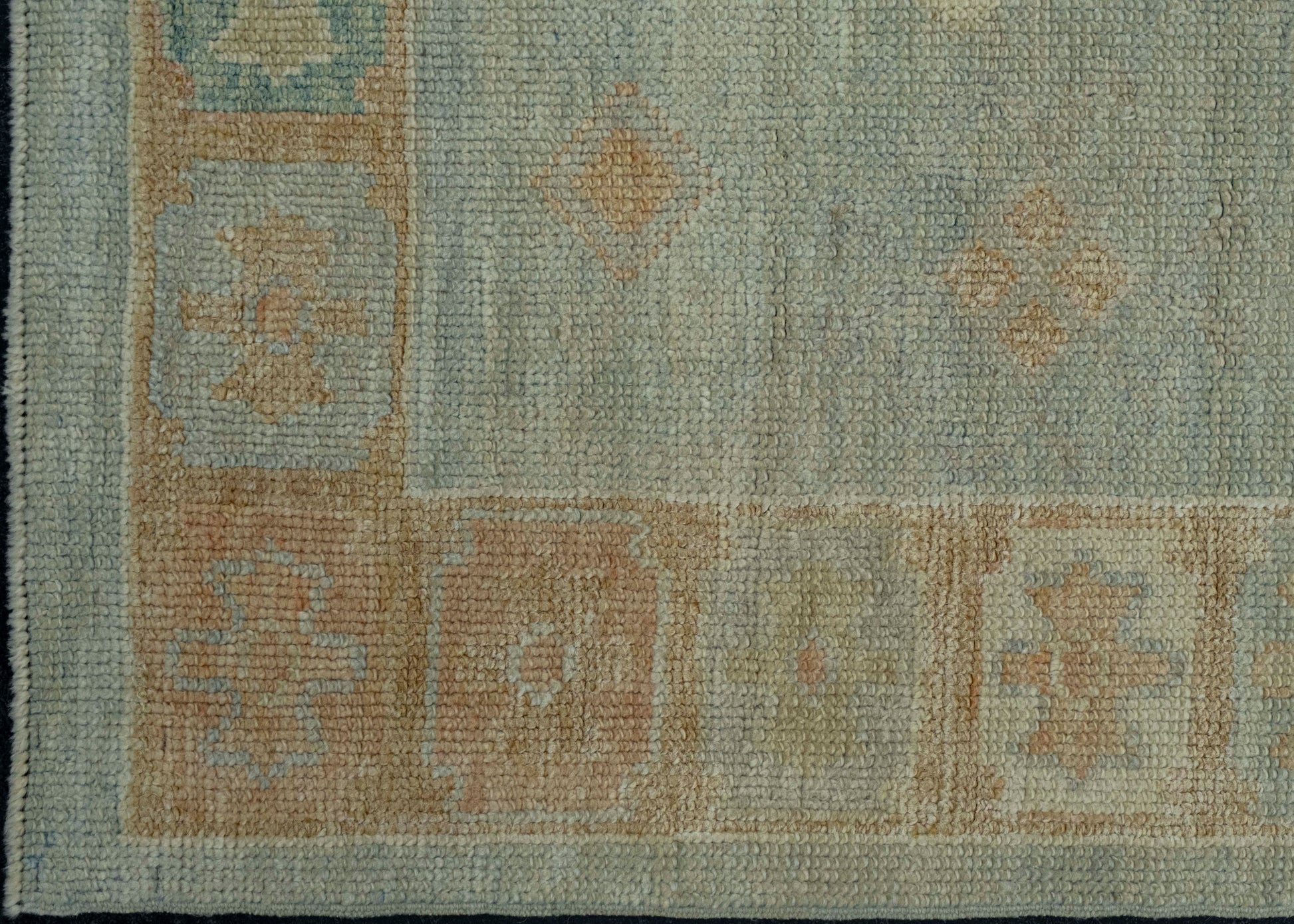 Turkish Oushak Rug 3'11" x 10' #18056