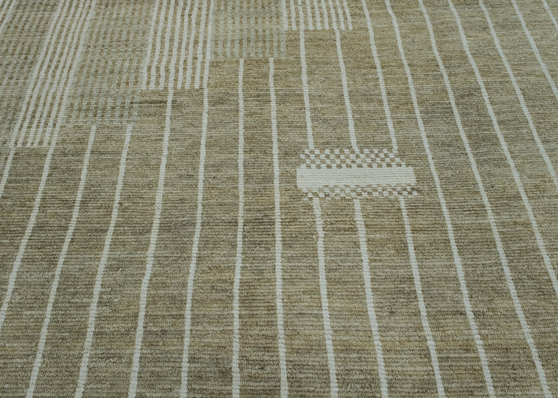 Hand Knotted Modern Rug 10' x 12'8" #17447