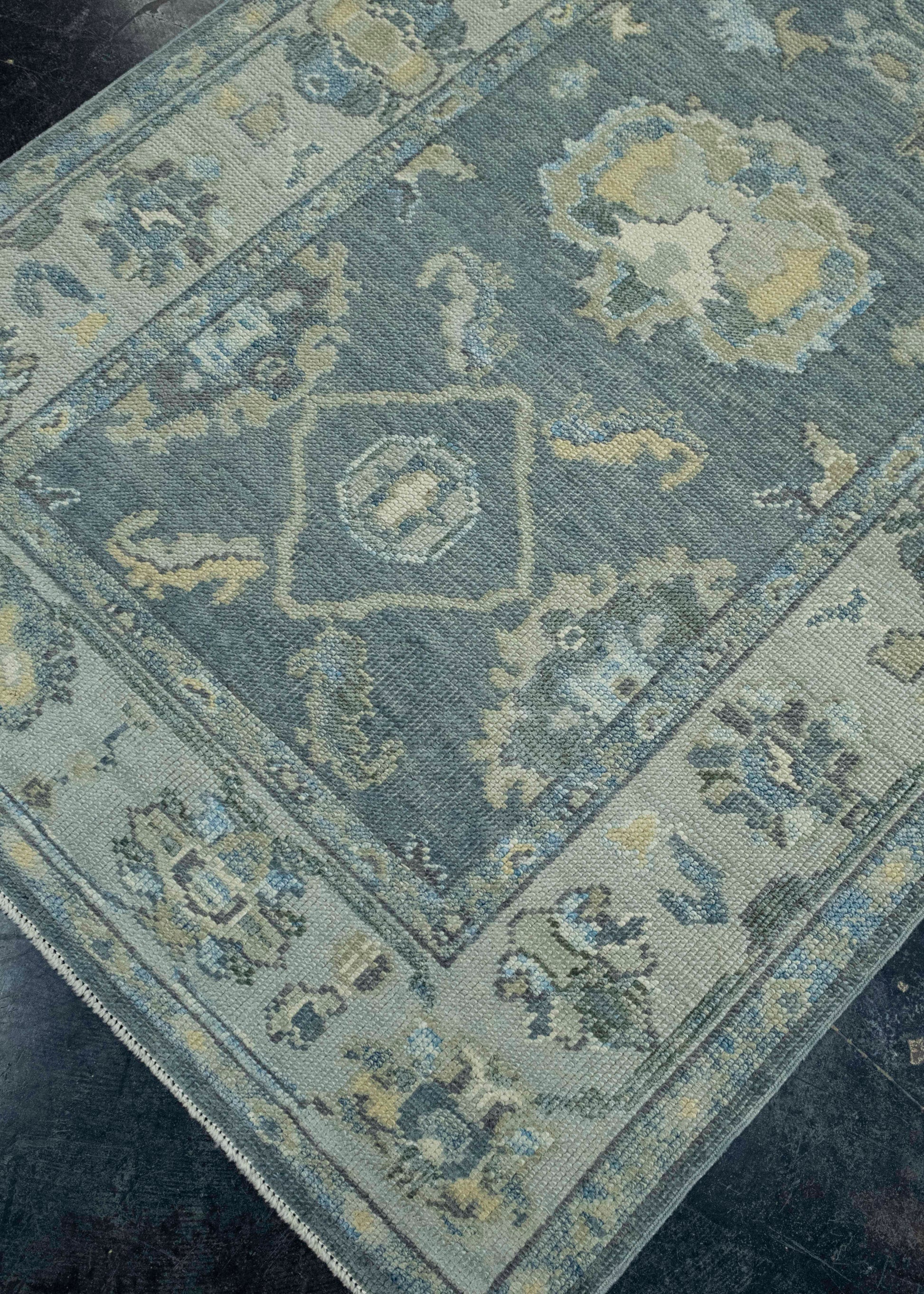 Turkish Oushak Rug 3'10" x 13'10" #18131