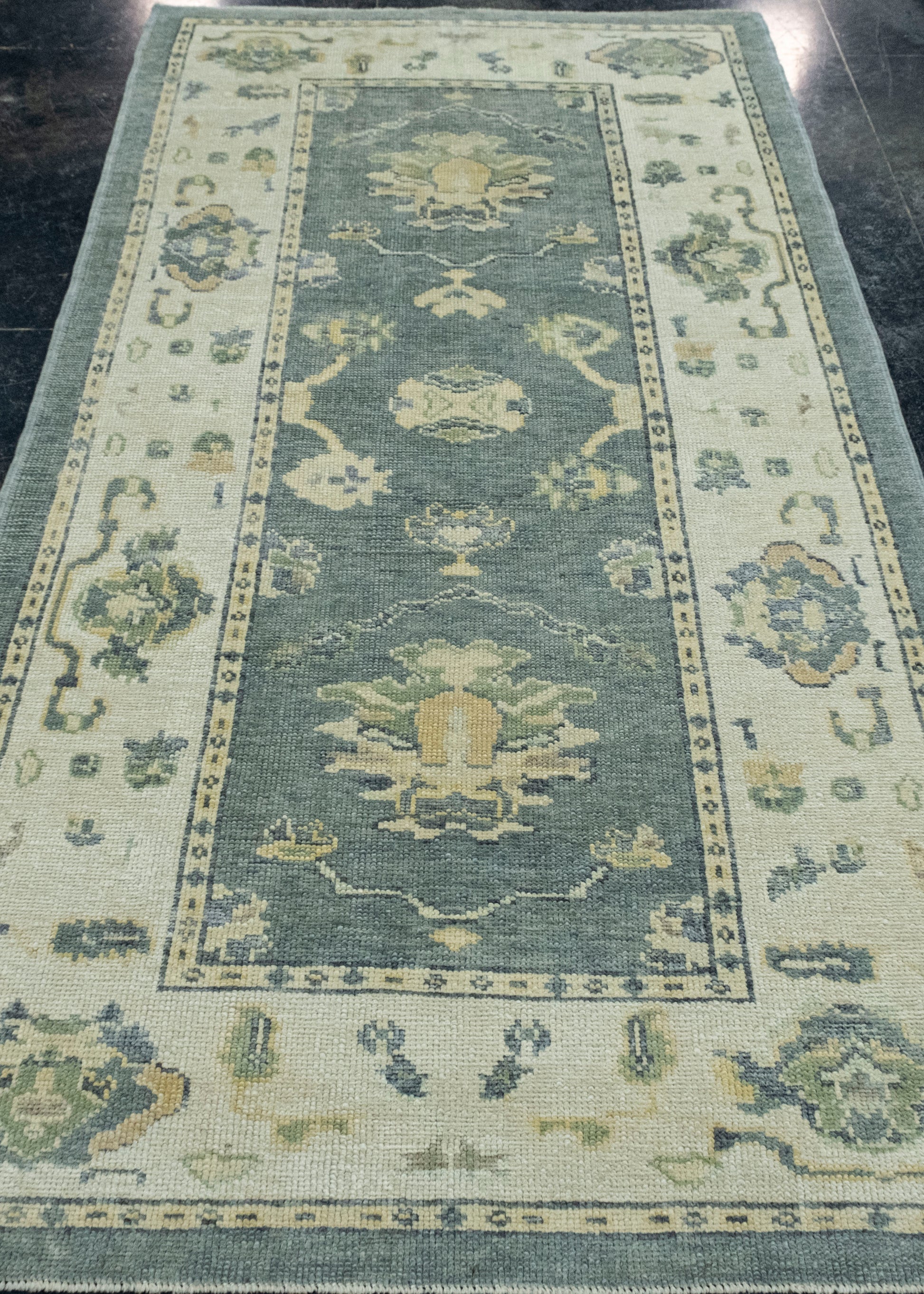 Turkish Oushak Rug 4' x 8'1" #18127