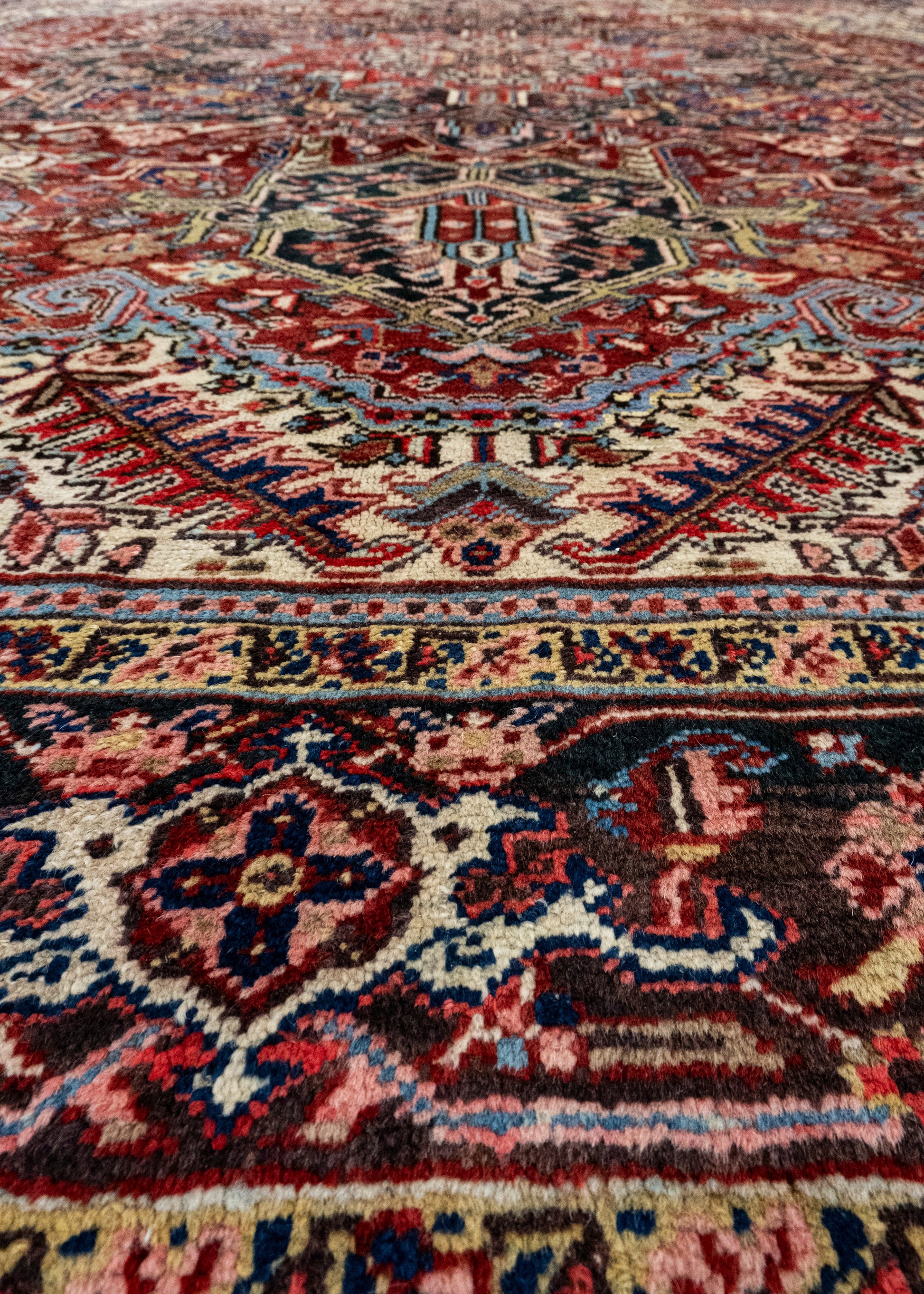 Oriental Handwoven Vintage Rug 8'9" x 11'6" #17401