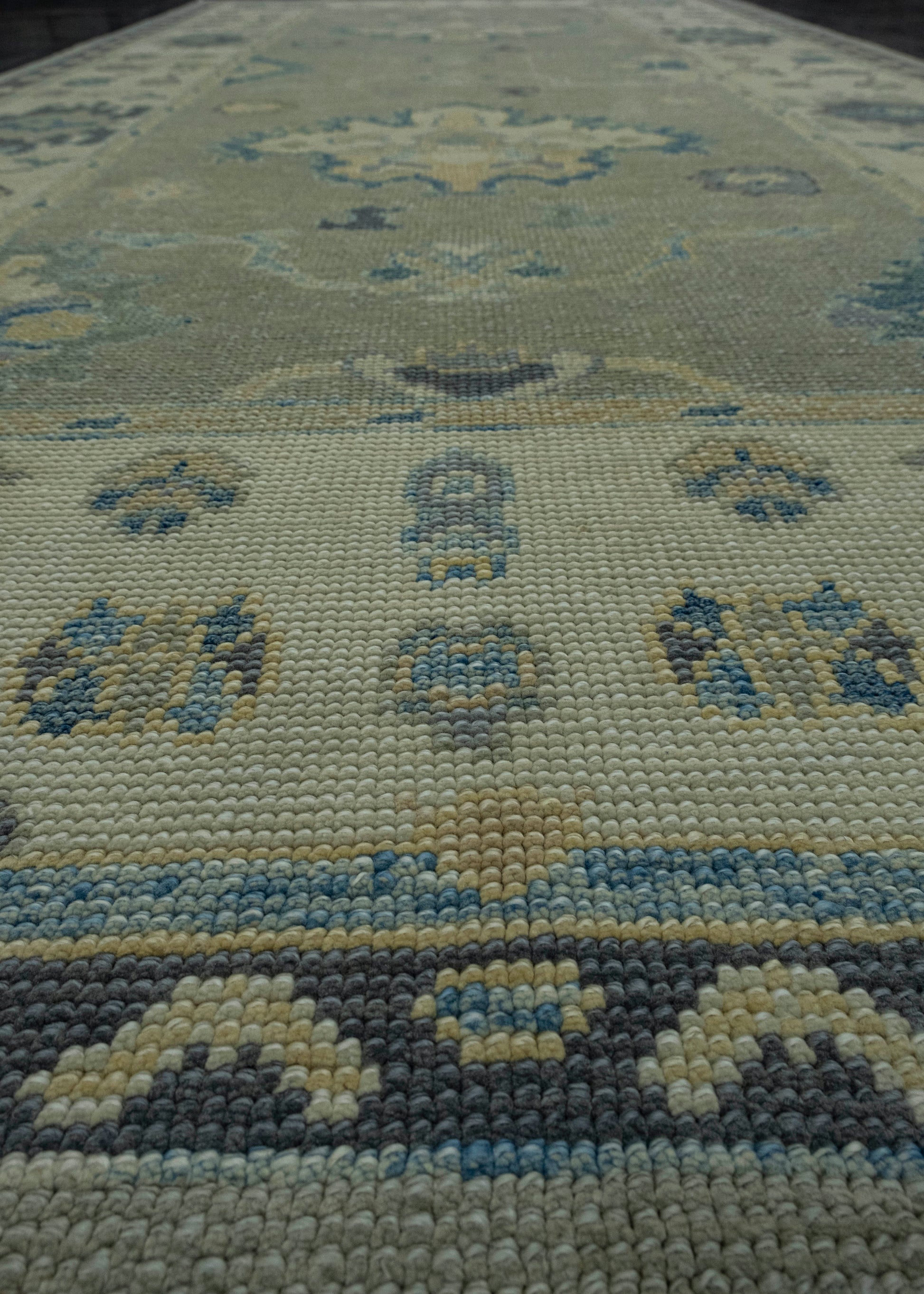 Turkish Oushak Rug 5'5" x 12'2" #18044