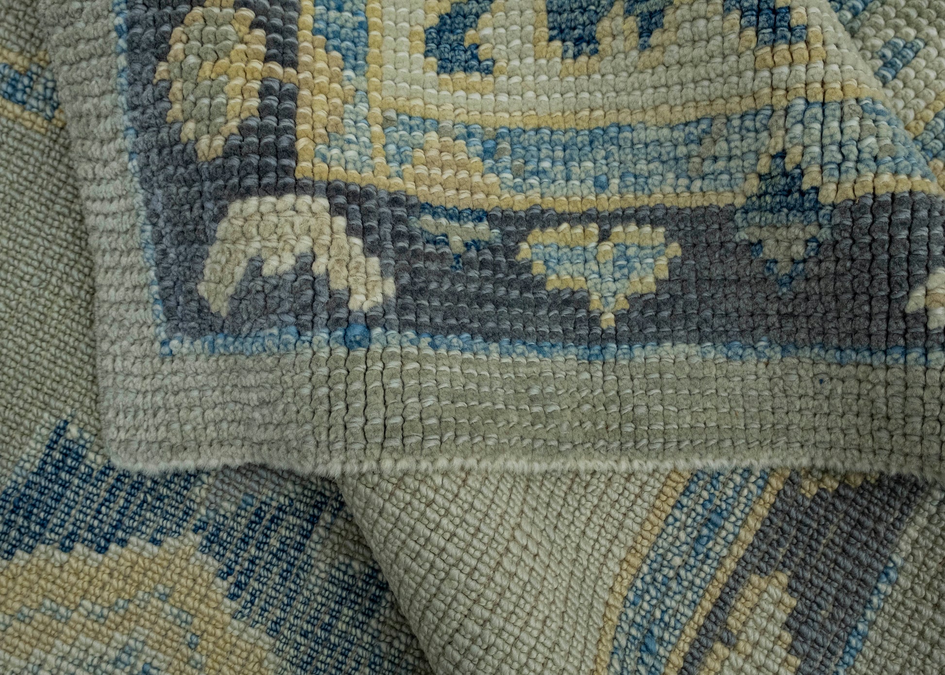 Turkish Oushak Rug 5'5" x 12'2" #18044