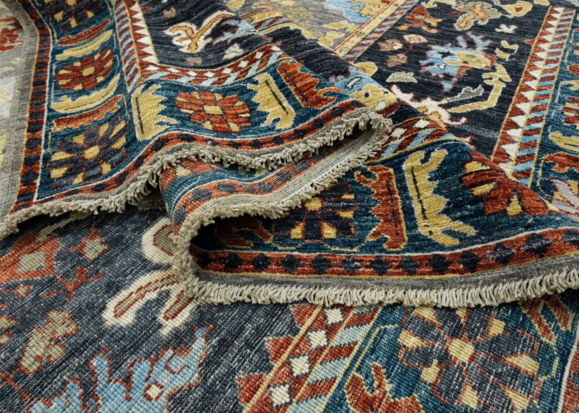 Oriental Hand Knotted Rug 8'11" x 11'11" #17402