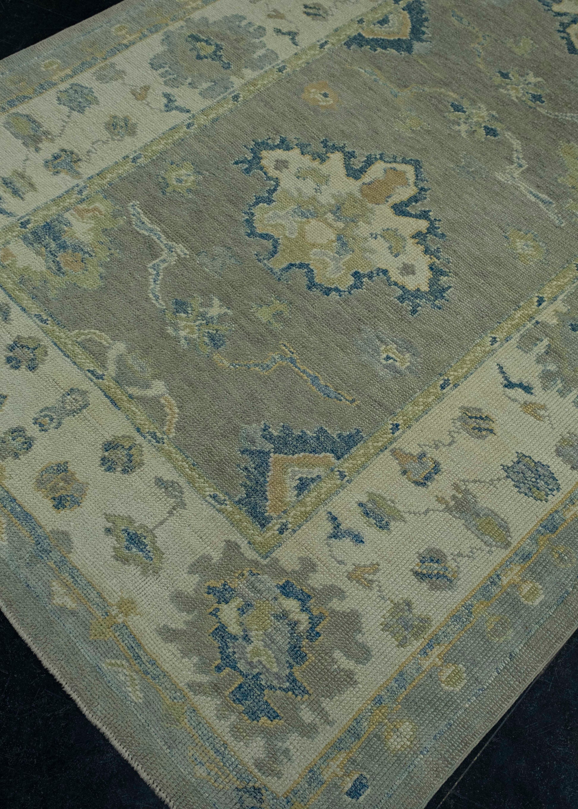 Turkish Oushak Rug 5'3" x 9'4" #18020