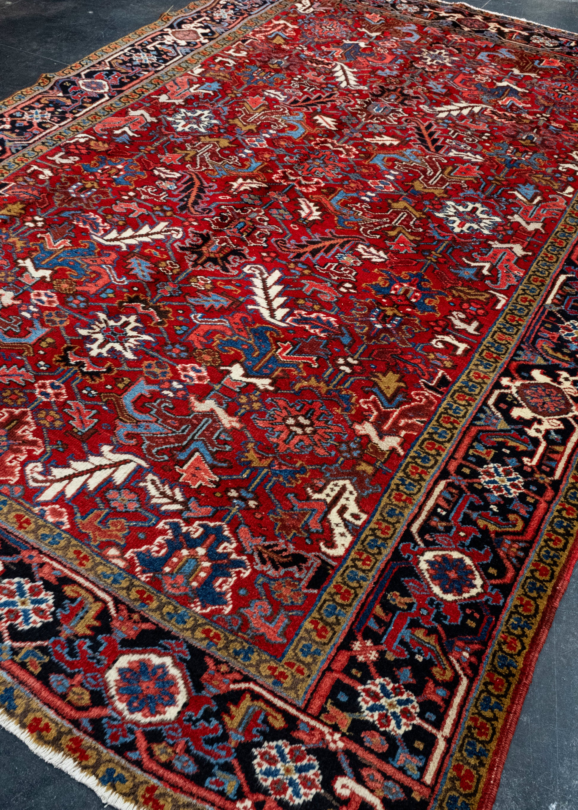 Oriental Handwoven Vintage Rug 7'10" x 11'1" #17404