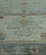 Handwoven Oushak Rug 9' x 11'10" #17410