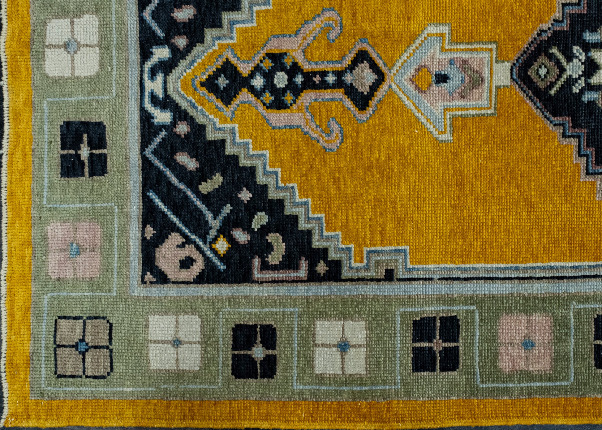 Handwoven Oushak Rug 9'1" x 12'5" #17429