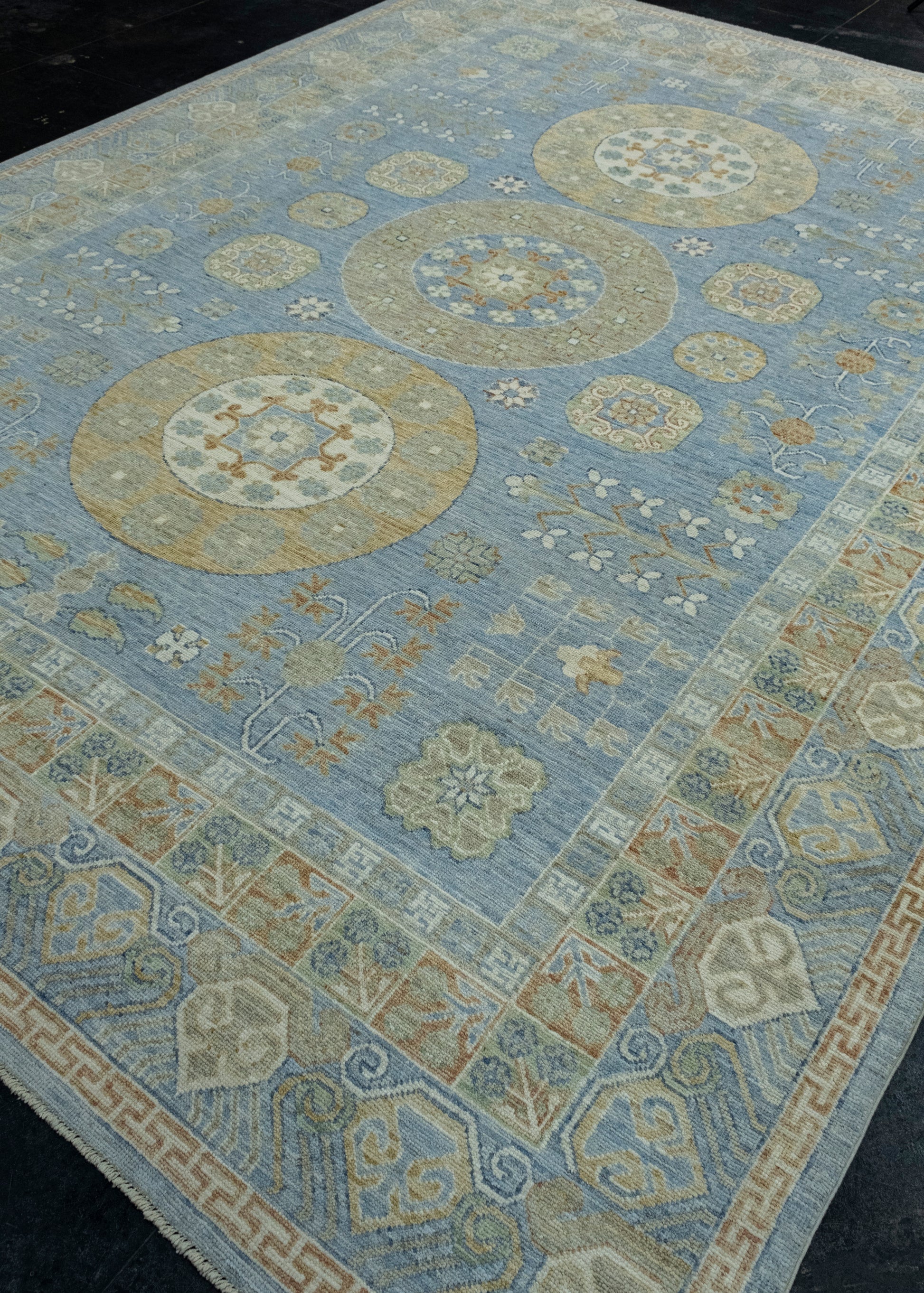Handwoven Oushak Rug 9'2" x 12'2" #17430