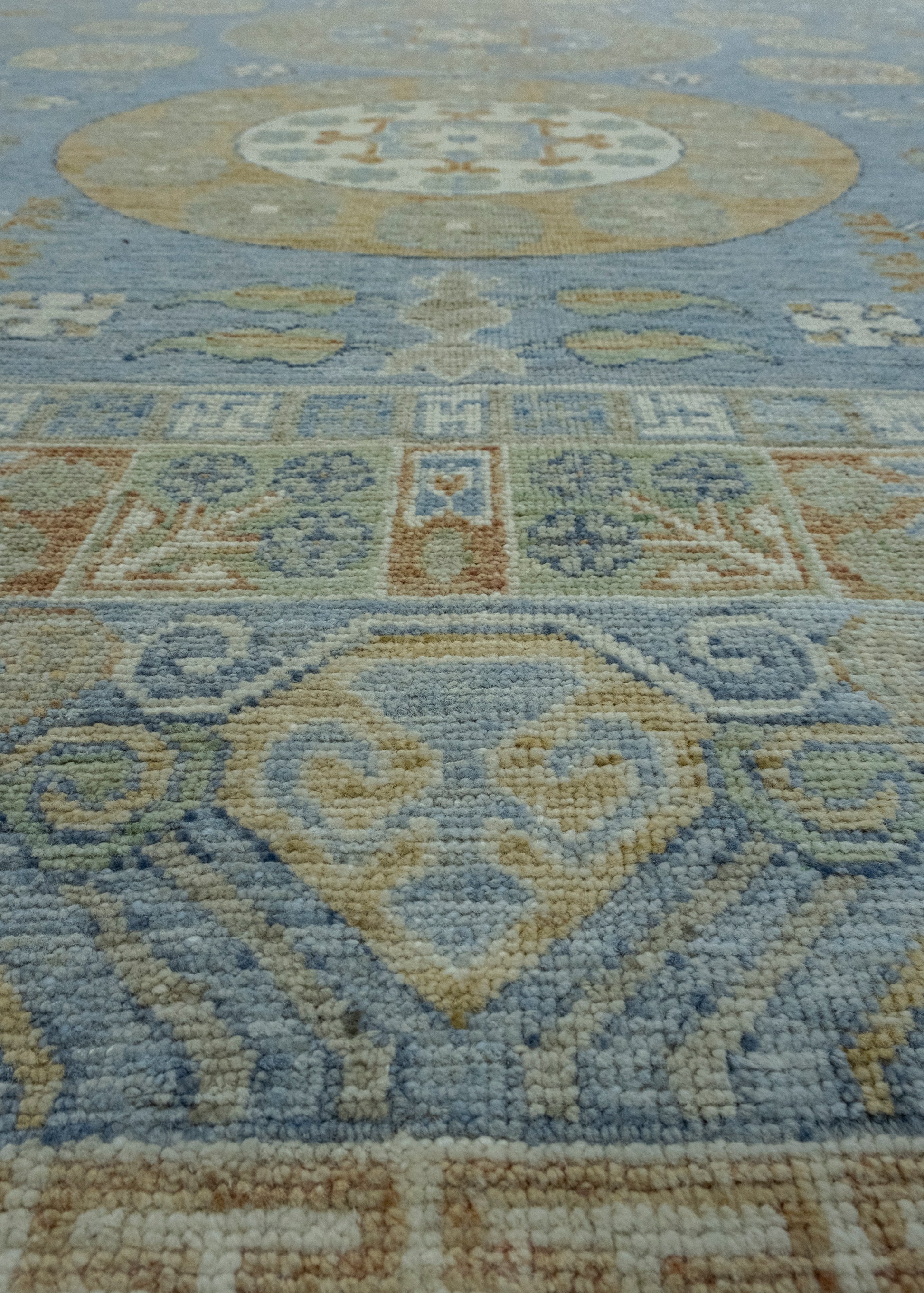 Handwoven Oushak Rug 9'2" x 12'2" #17430