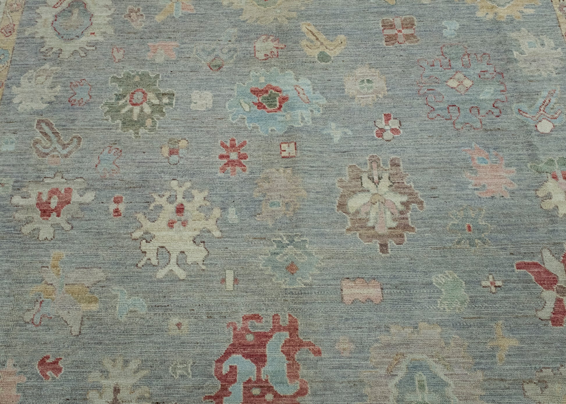 Handwoven Oushak Rug 8'10" x 12' #17431