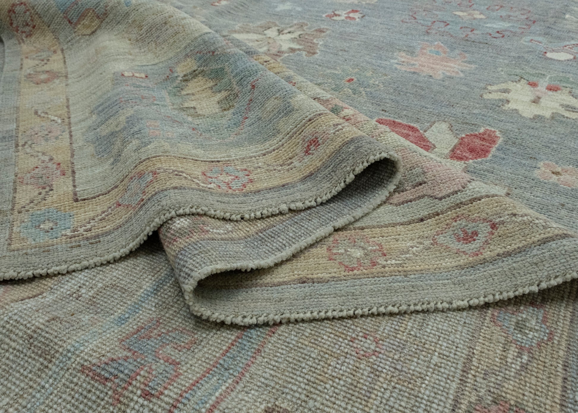 Handwoven Oushak Rug 8'10" x 12' #17431