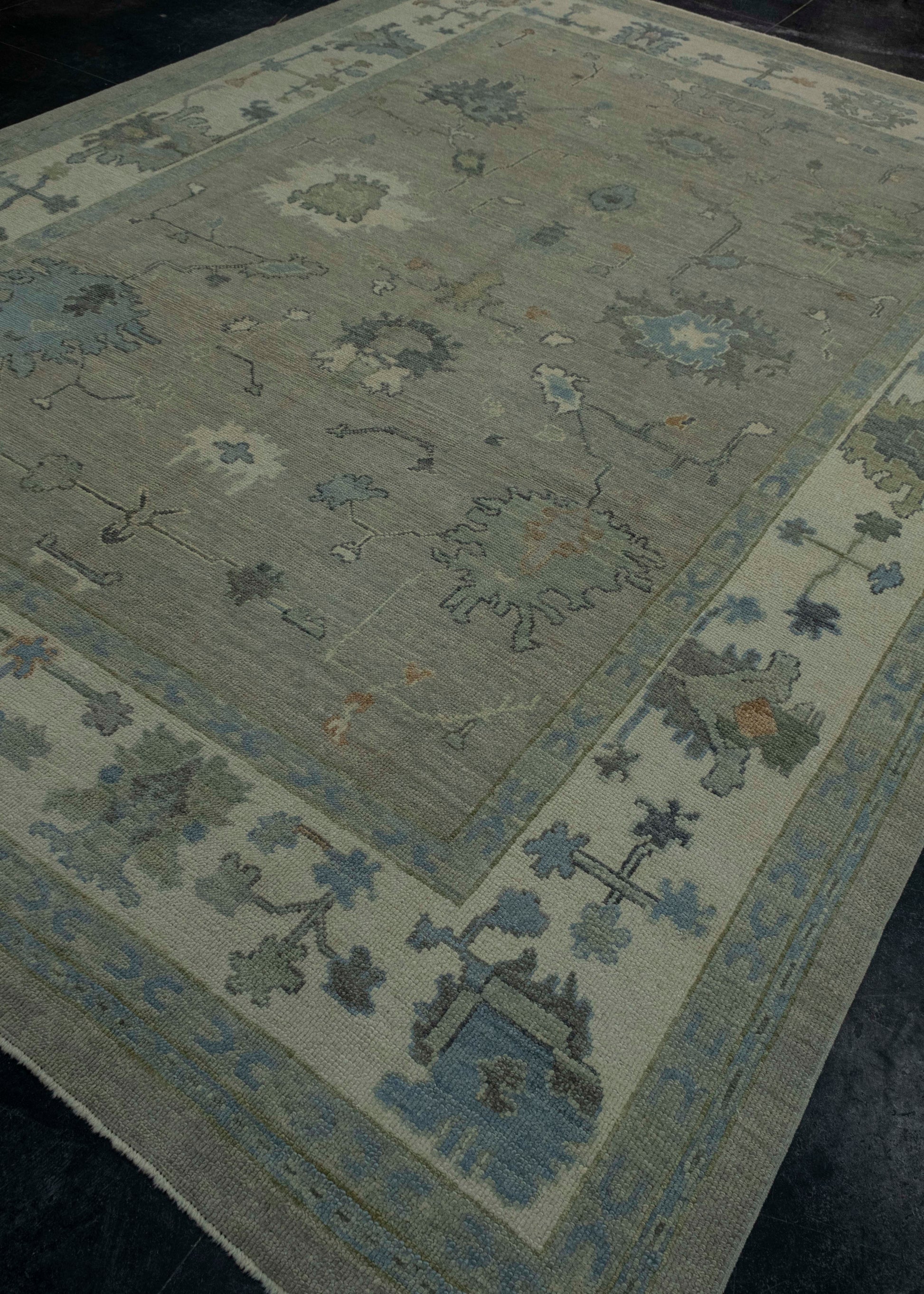 Turkish Oushak Rug 8'6" x 12'1 #18108