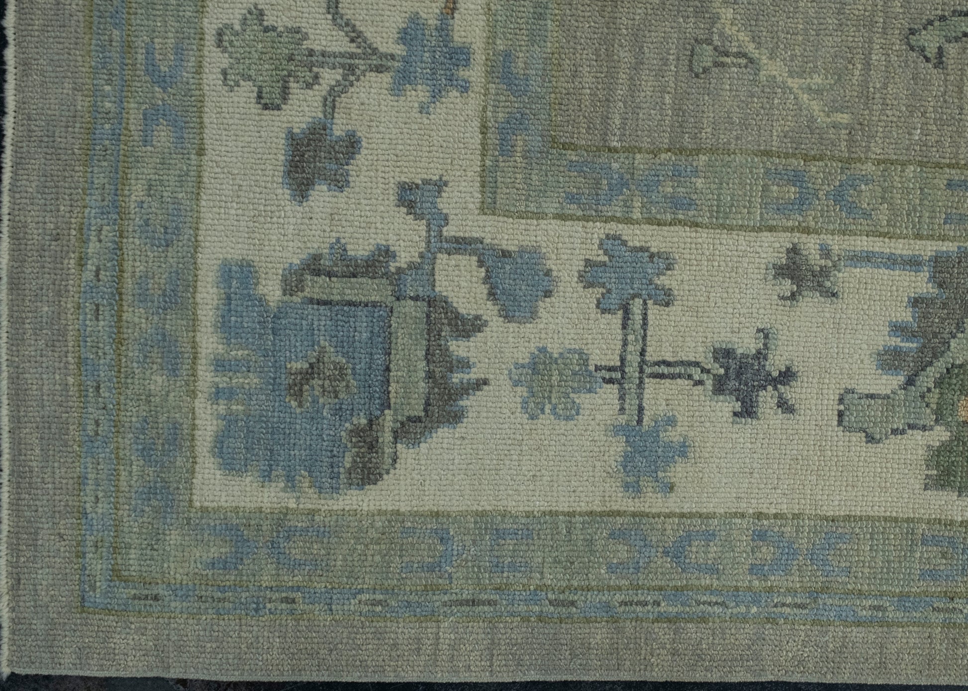 Turkish Oushak Rug 8'6" x 12'1 #18108