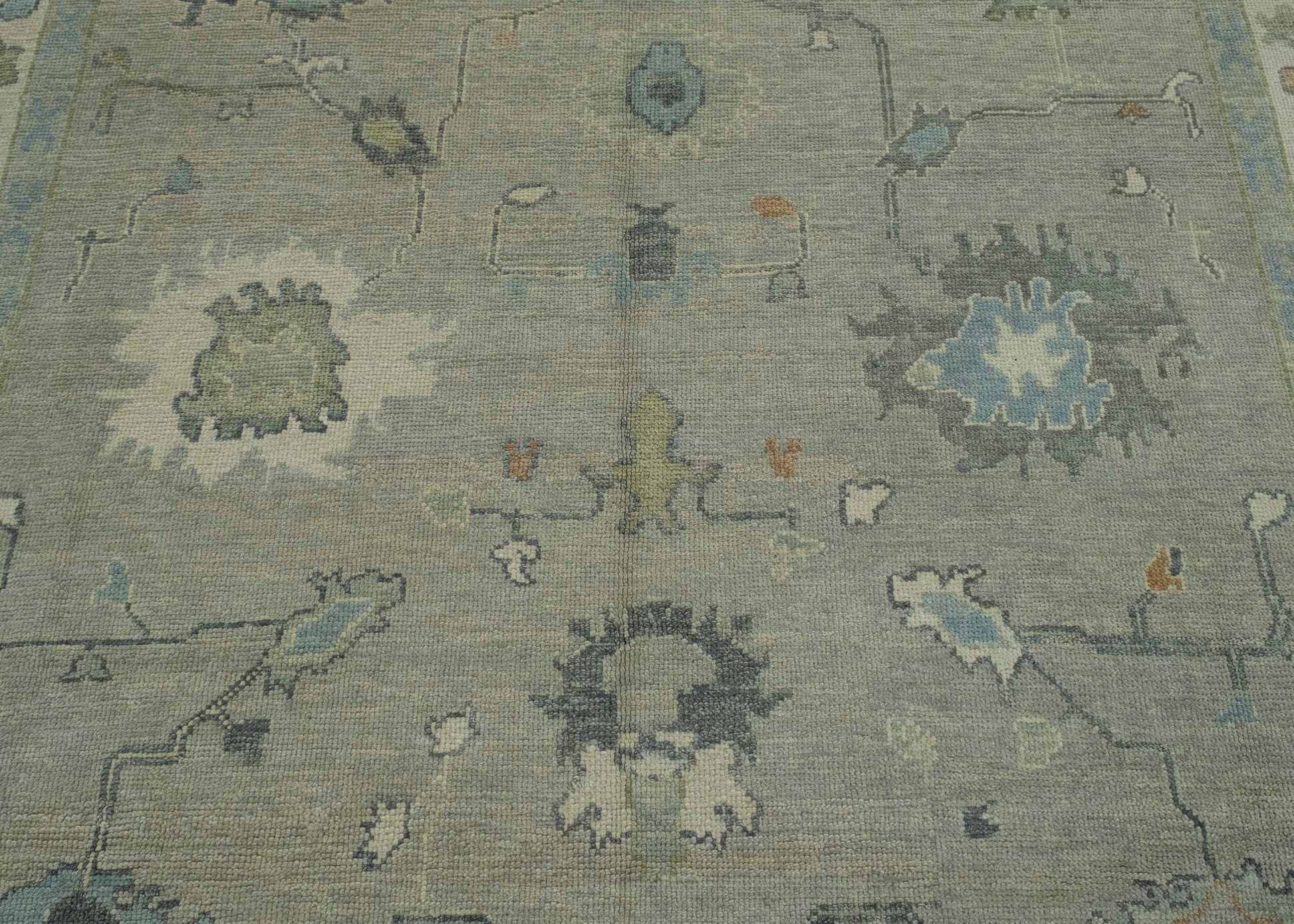 Turkish Oushak Rug 8'6" x 12'1 #18108