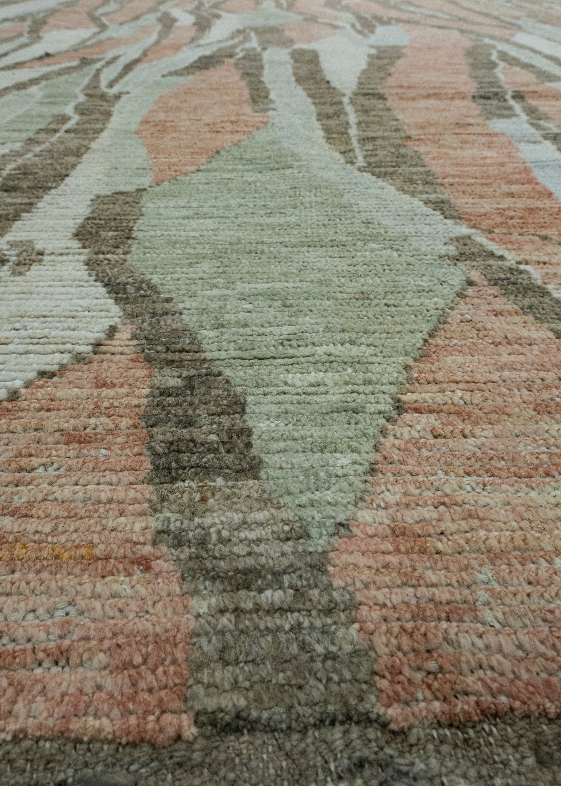 Hand Knotted Modern Rug 9'6" x 11'2" #17436
