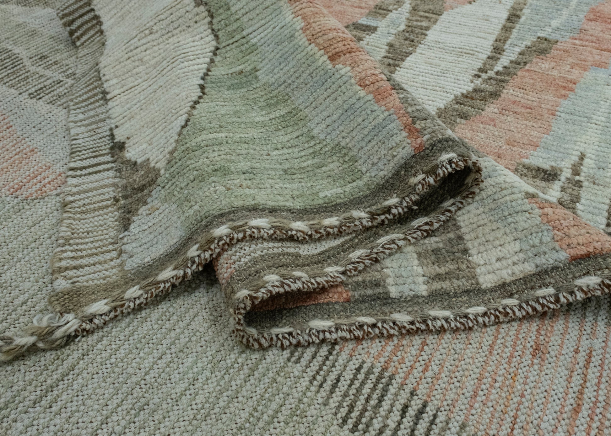 Hand Knotted Modern Rug 9'6" x 11'2" #17436