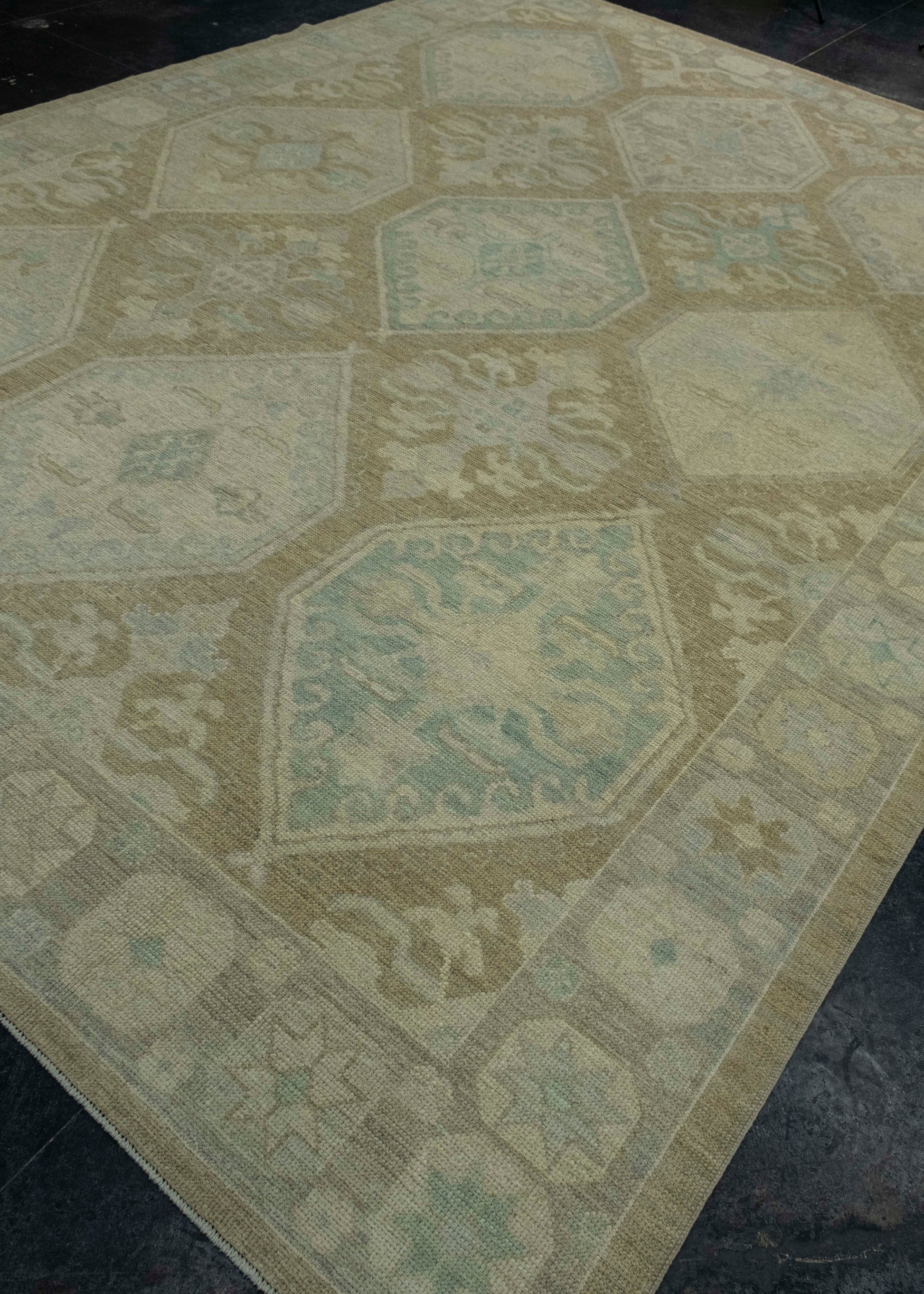 Turkish Oushak Rug 9'3" x 12'6" #18631