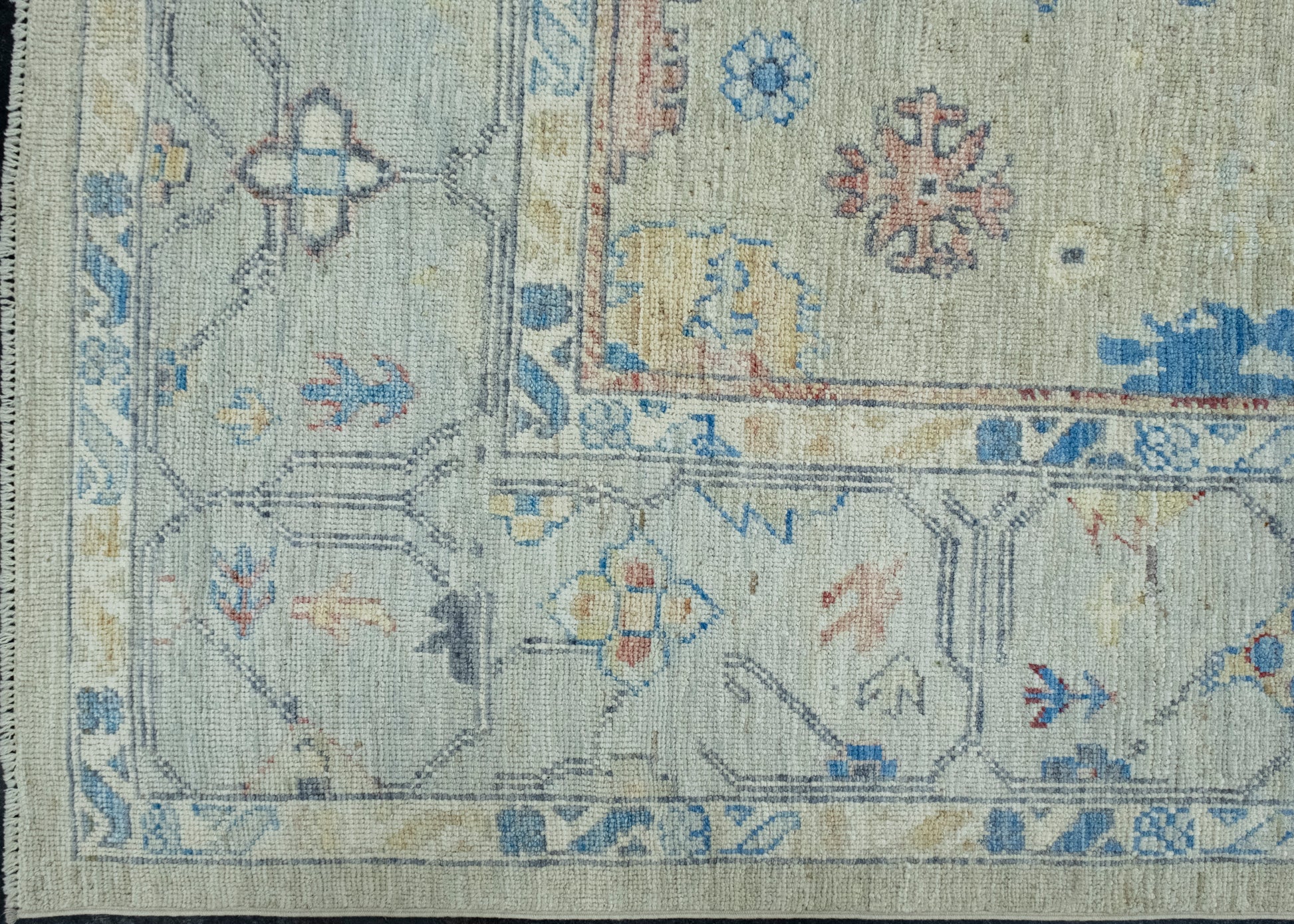 Handwoven Oushak Rug 8' x 12'6" #17433