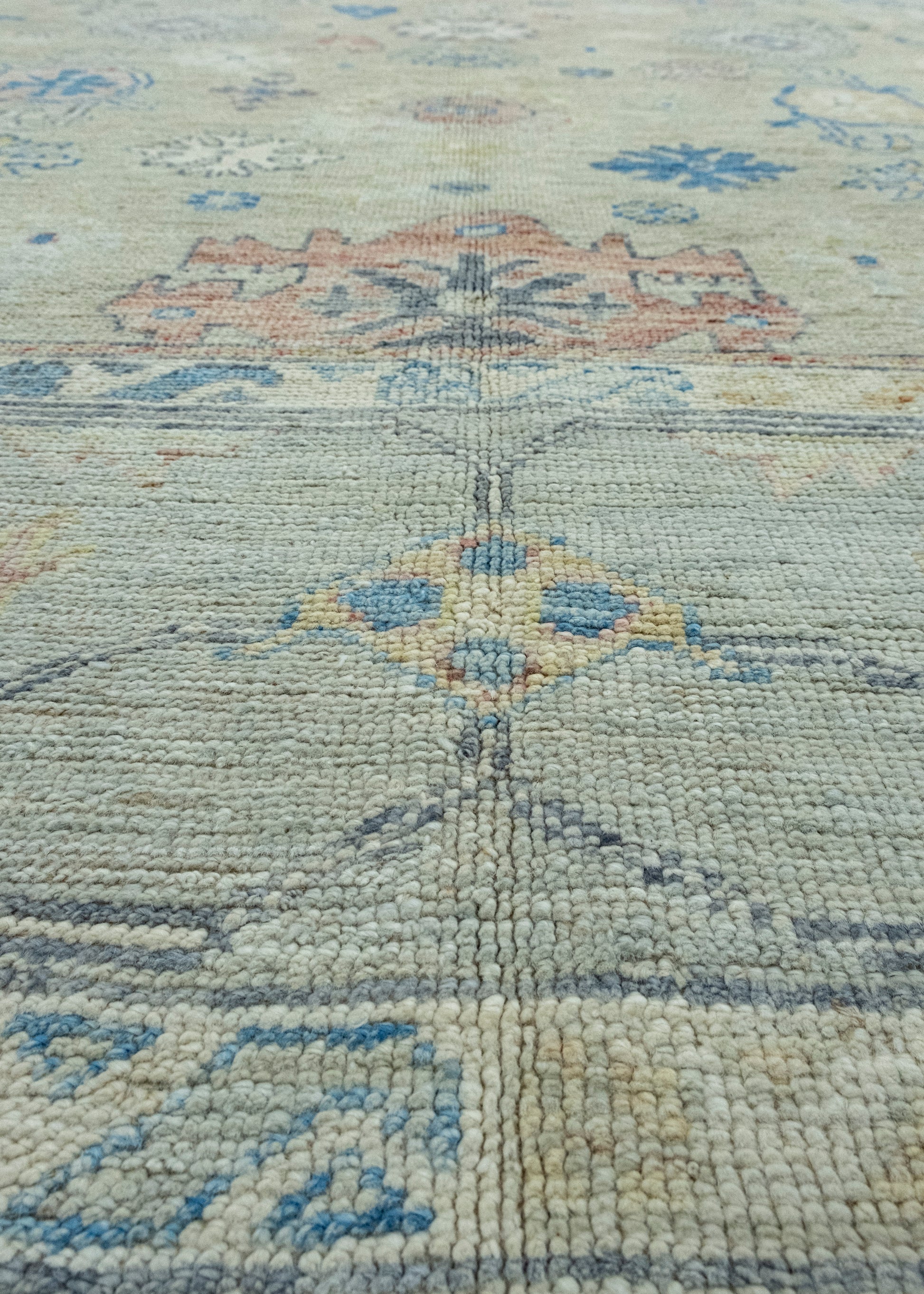 Handwoven Oushak Rug 8' x 12'6" #17433