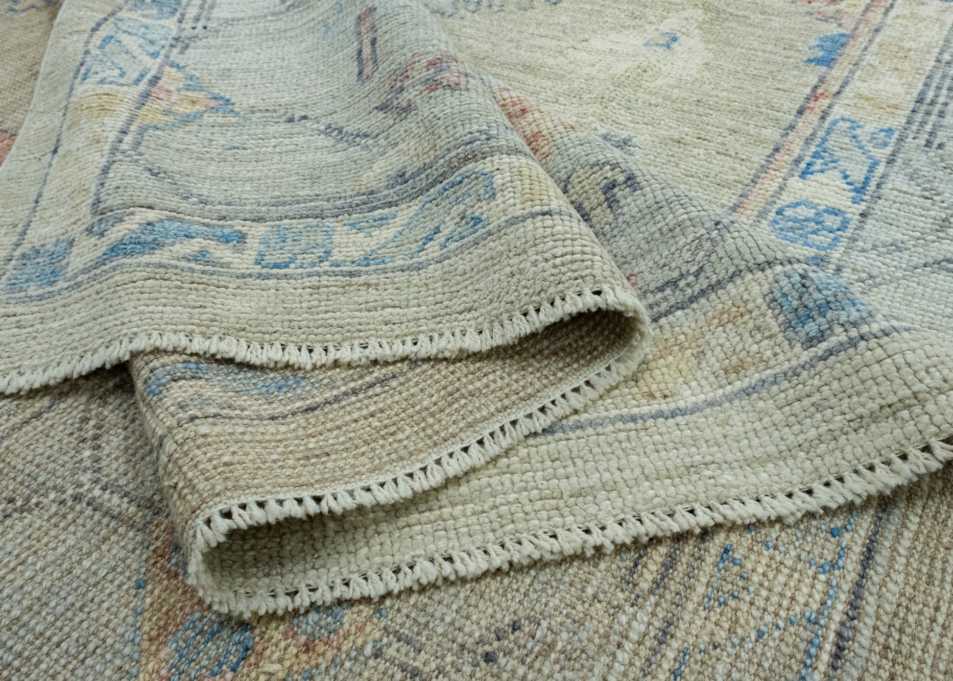 Handwoven Oushak Rug 8' x 12'6" #17433