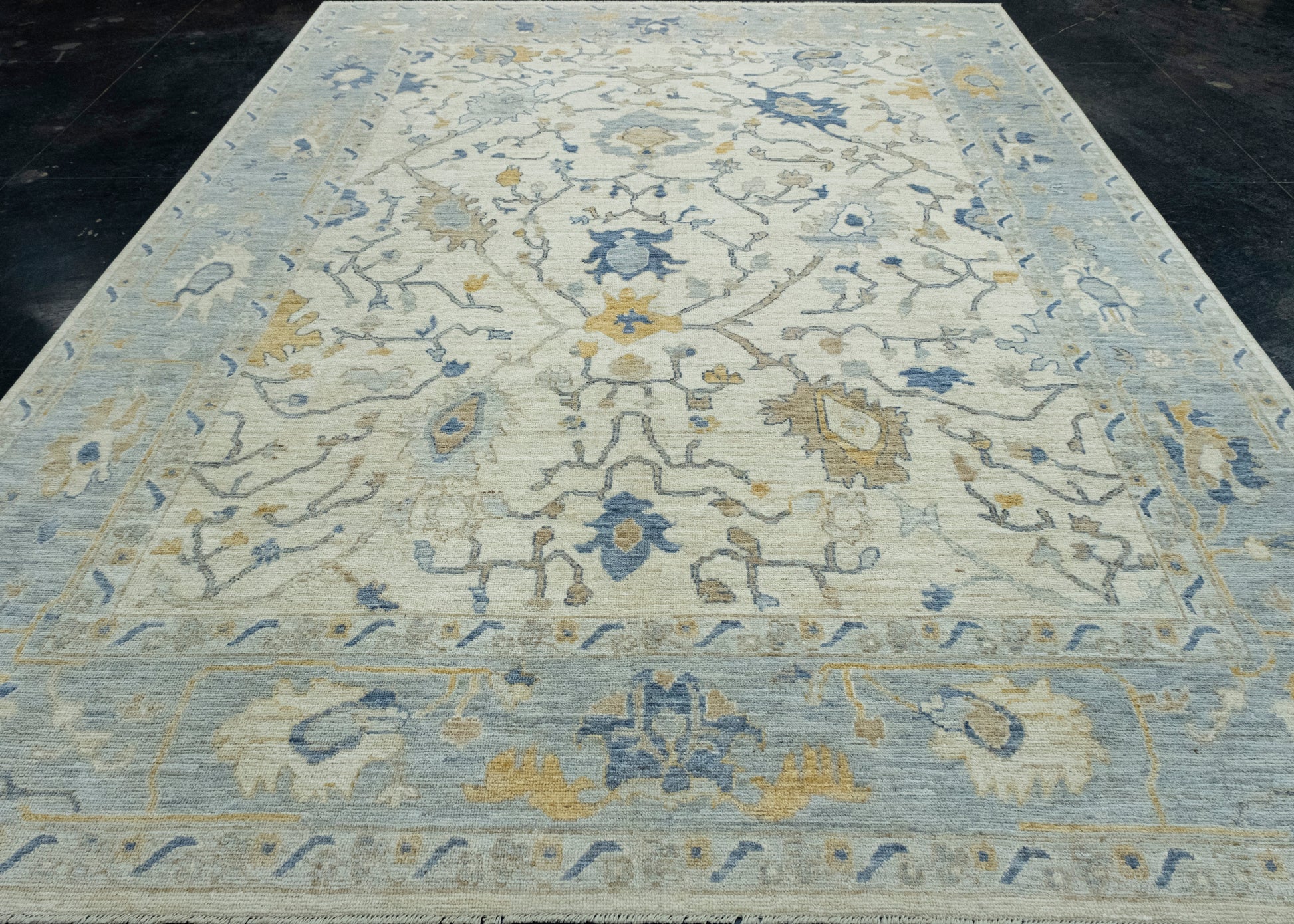 Turkish Oushak Rug 9' x 12' #17432