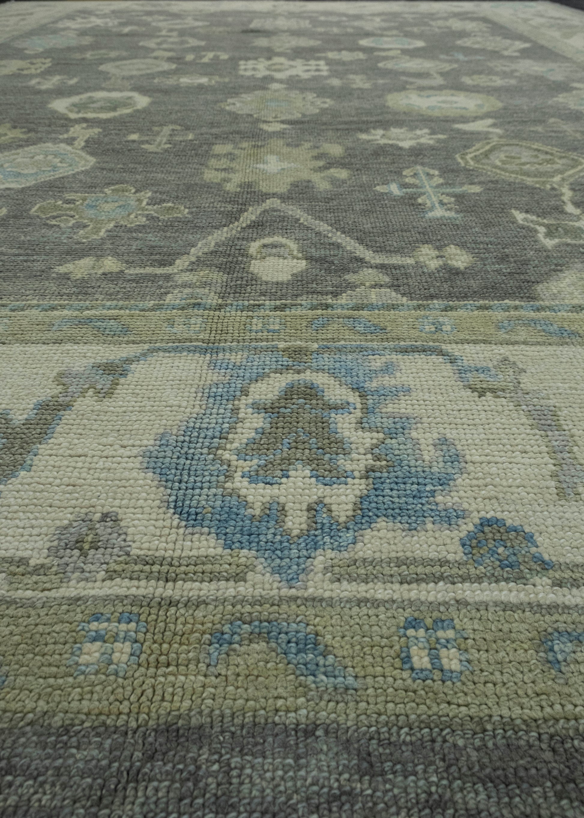 Turkish Oushak Rug 8'9" x 11'10" #18103