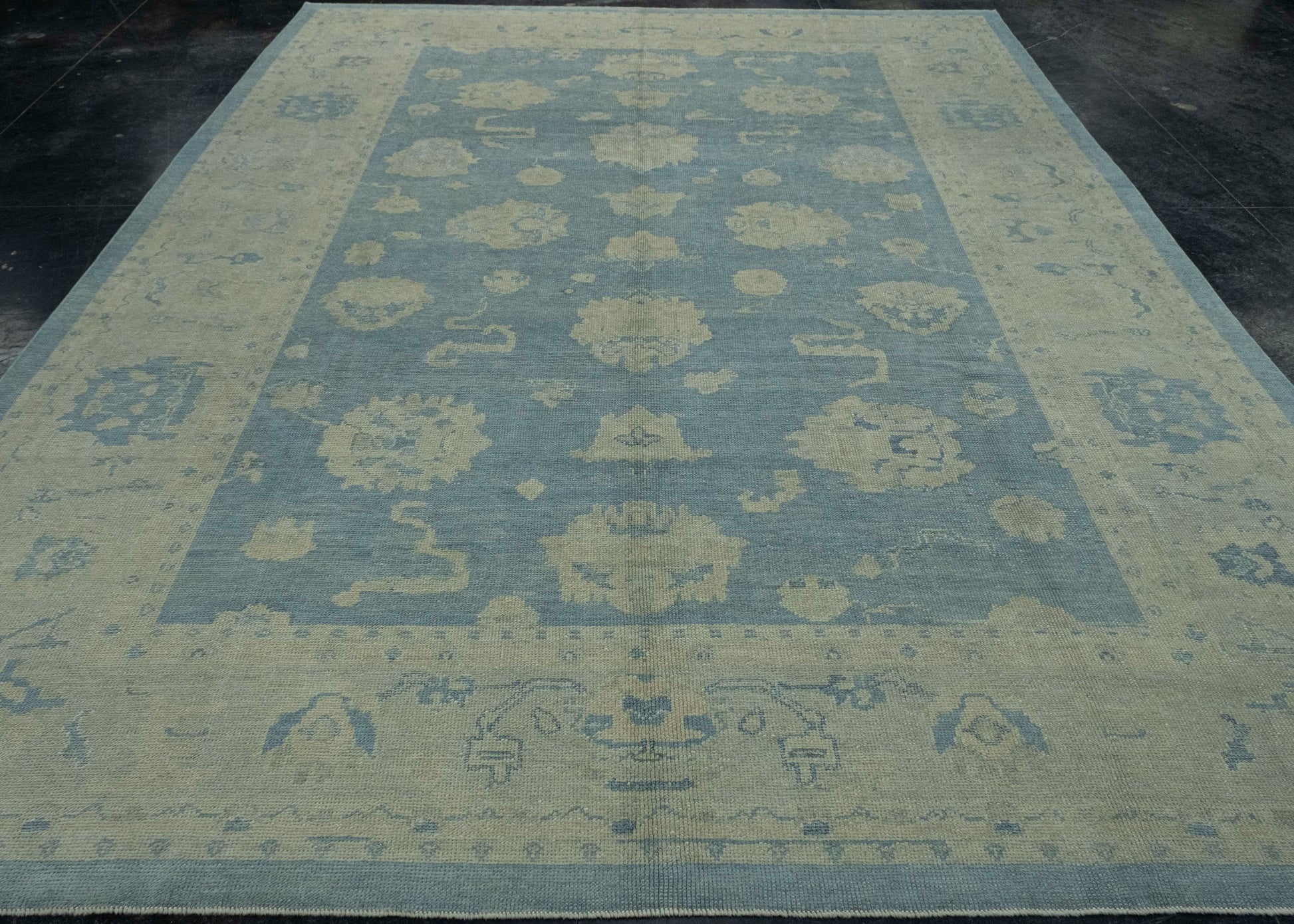 Turkish Oushak Rug 9'1" x 12' #18605