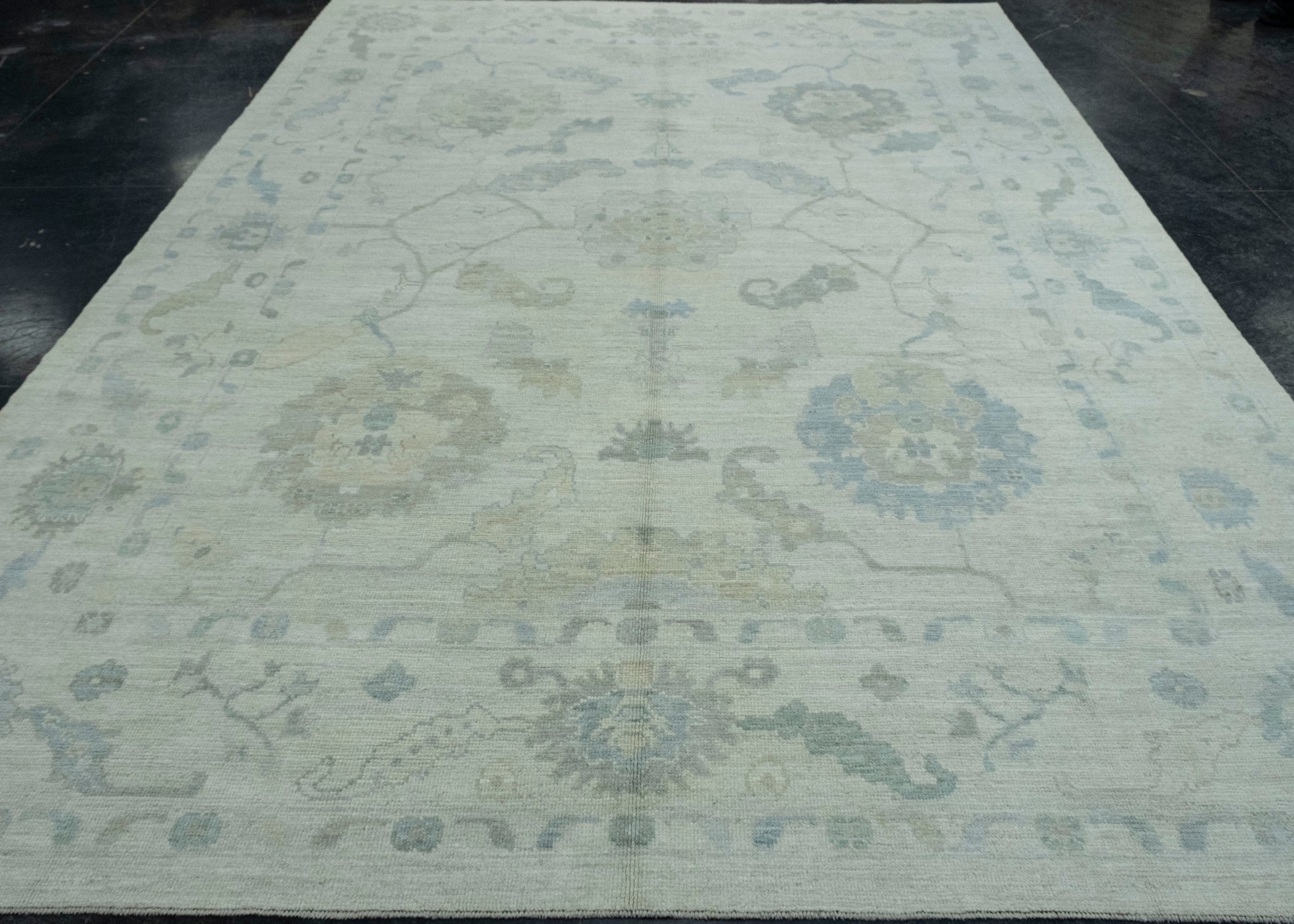 Turkish Oushak Rug 8'9" x 12' #18702