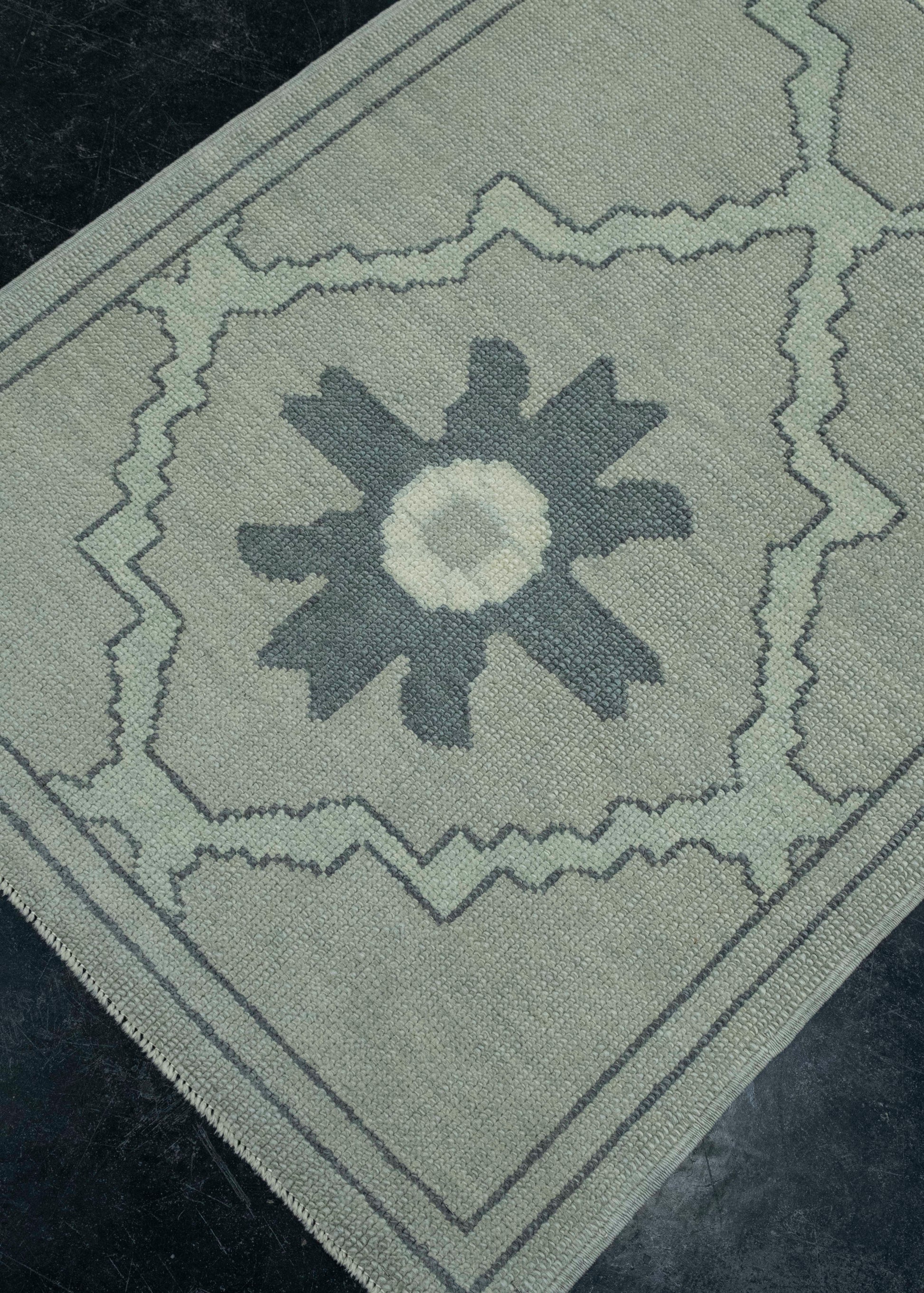 Turkish Oushak Runner Rug 2'11" x 11'2" #18100