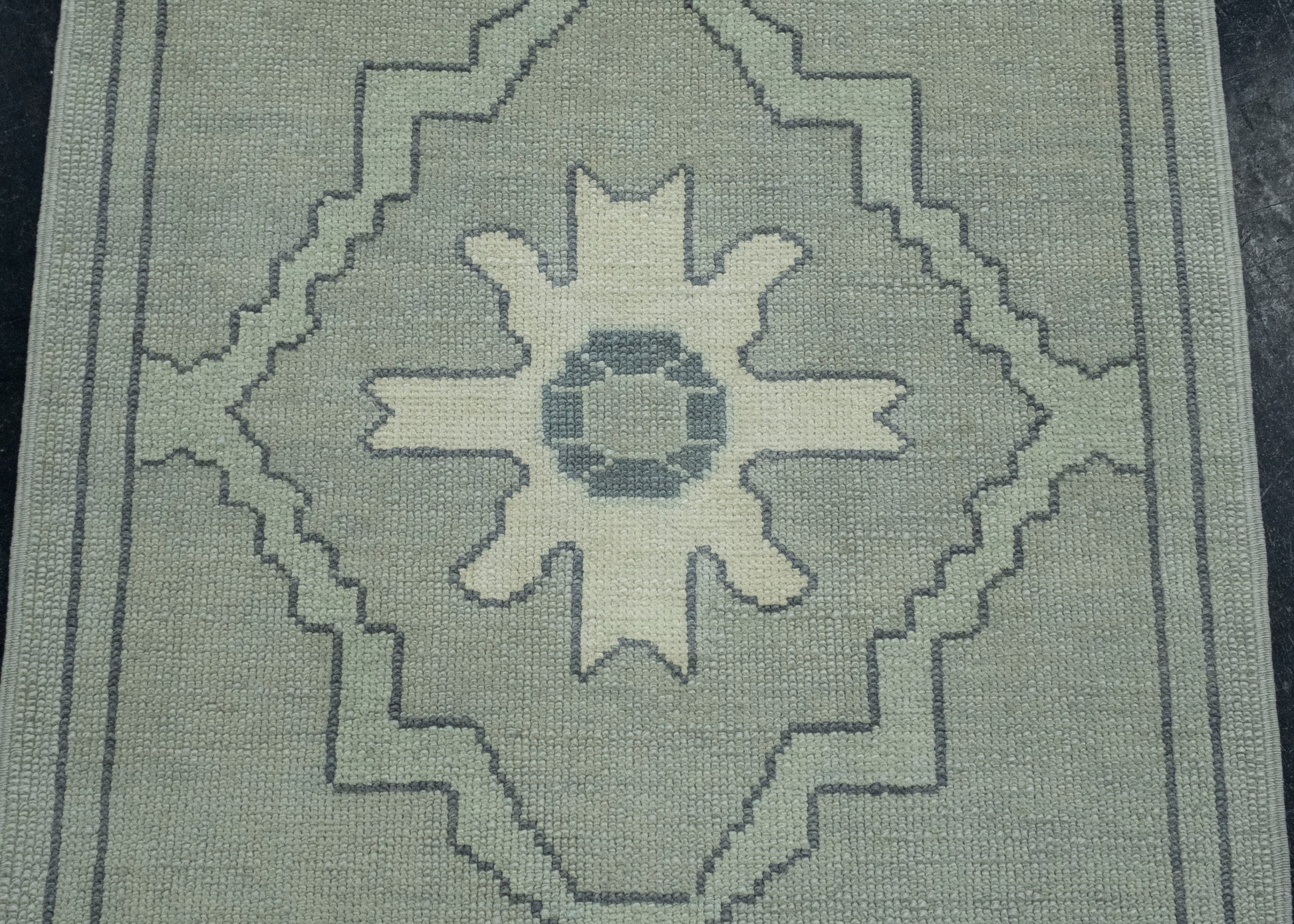 Turkish Oushak Runner Rug 2'11" x 11'2" #18100