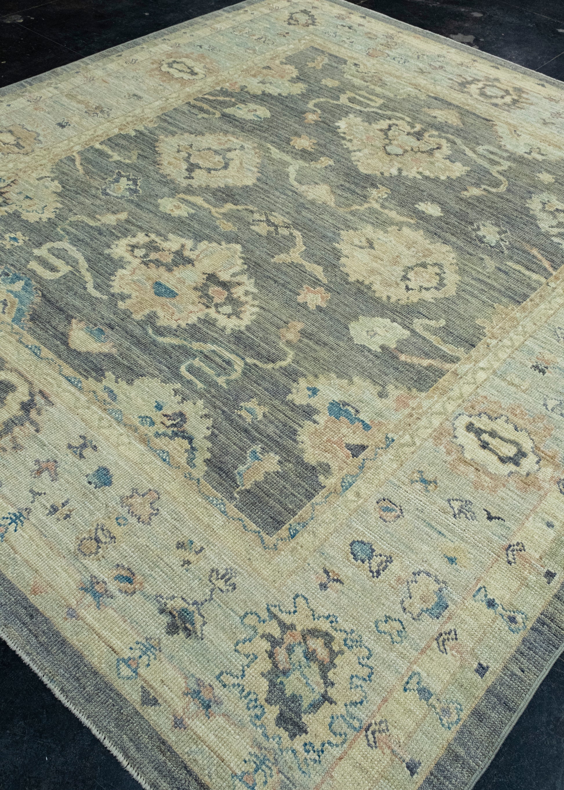 Turkish Oushak Rug 8'3" x 9'2" #17891