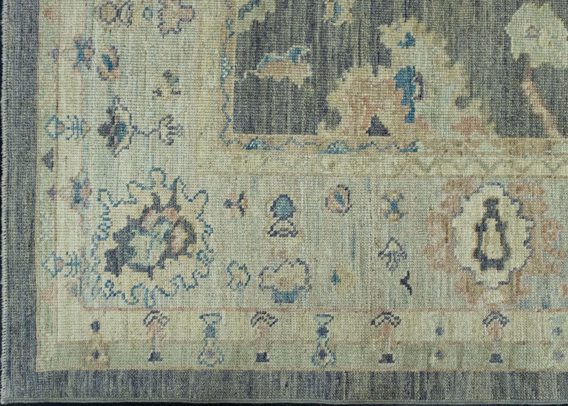 Turkish Oushak Rug 8'3" x 9'2" #17891