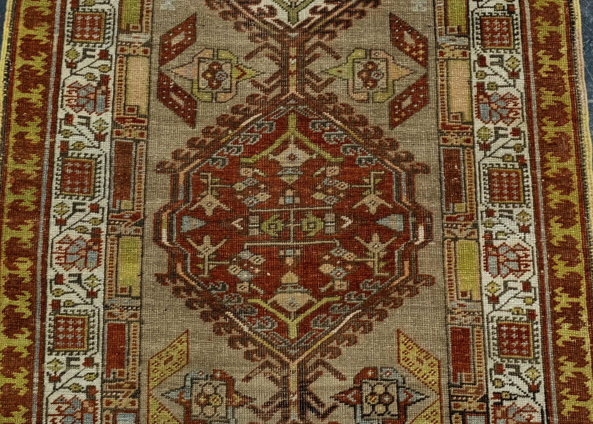 Turkish Vintage Runner Rug 3' x 11' #16712
