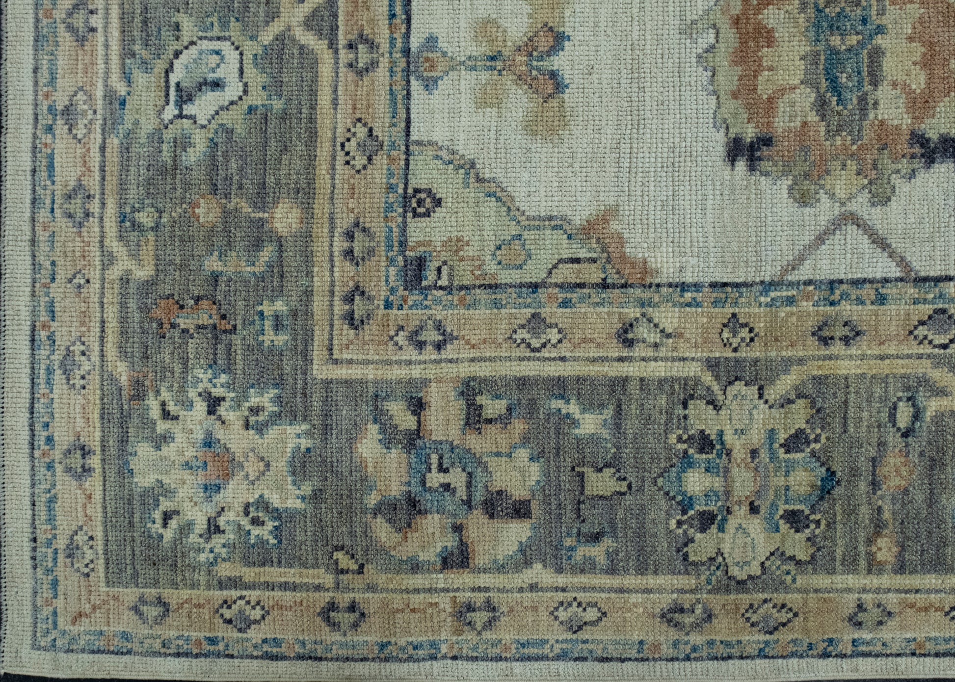 Turkish Oushak Rug 6'8" x 10' #17855