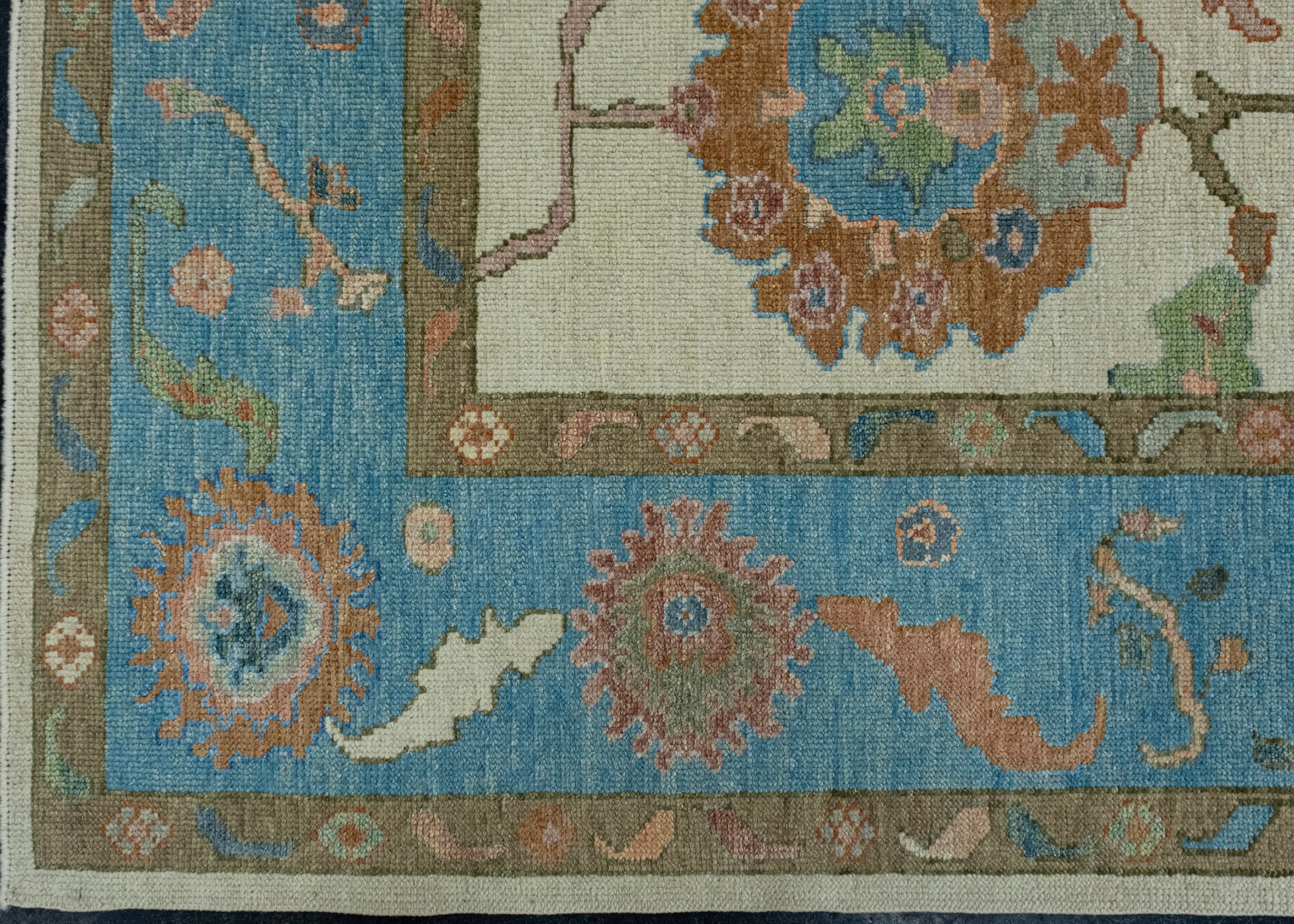 Turkish Oushak Rug 8'5" x 9'11" #17210