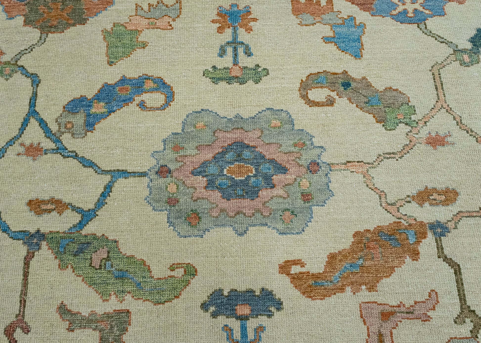 Turkish Oushak Rug 8'5" x 9'11" #17210