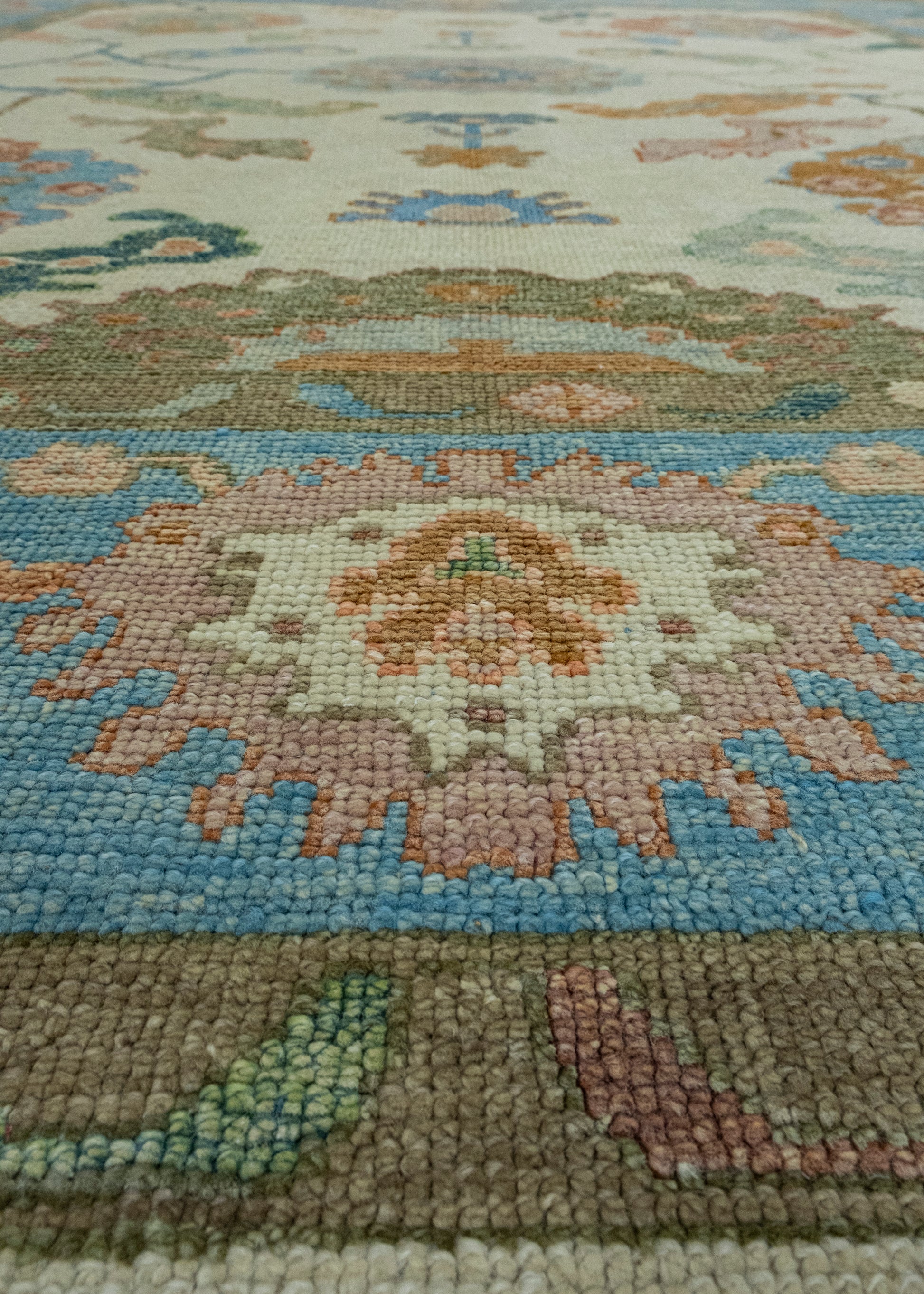 Turkish Oushak Rug 8'5" x 9'11" #17210
