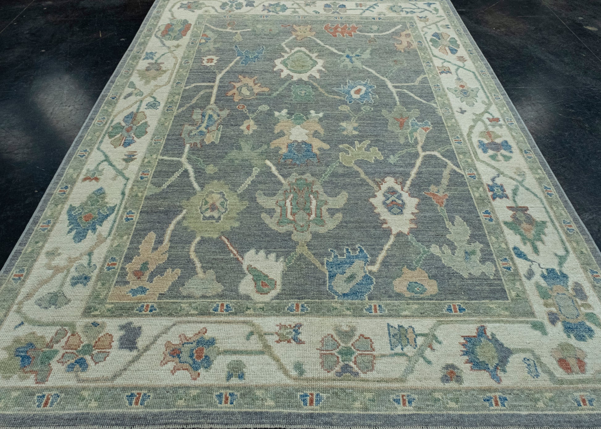 Turkish Oushak Rug 7' x 9'11" #17727