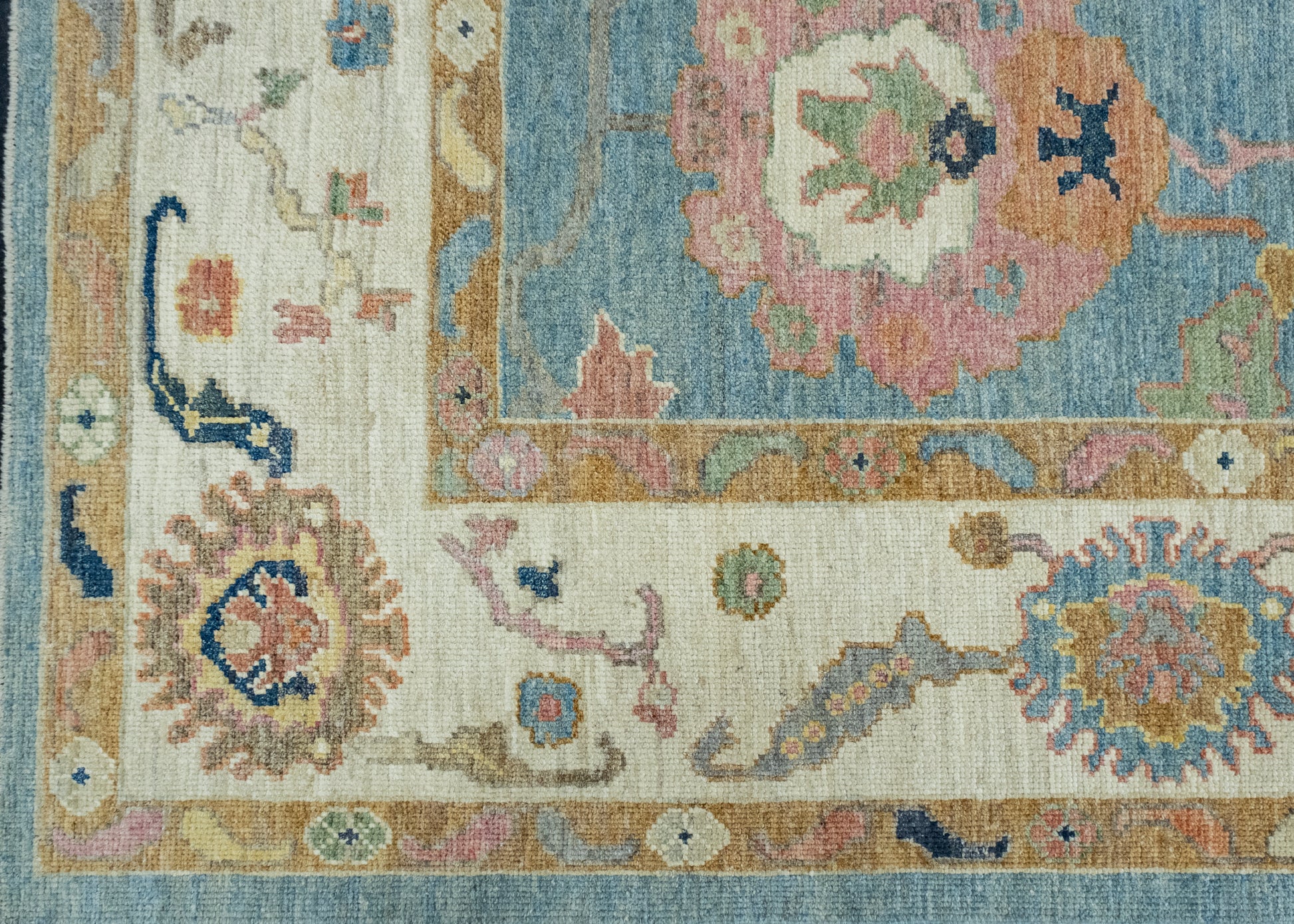 Turkish Oushak Rug 8'2" x 9'5" #17261