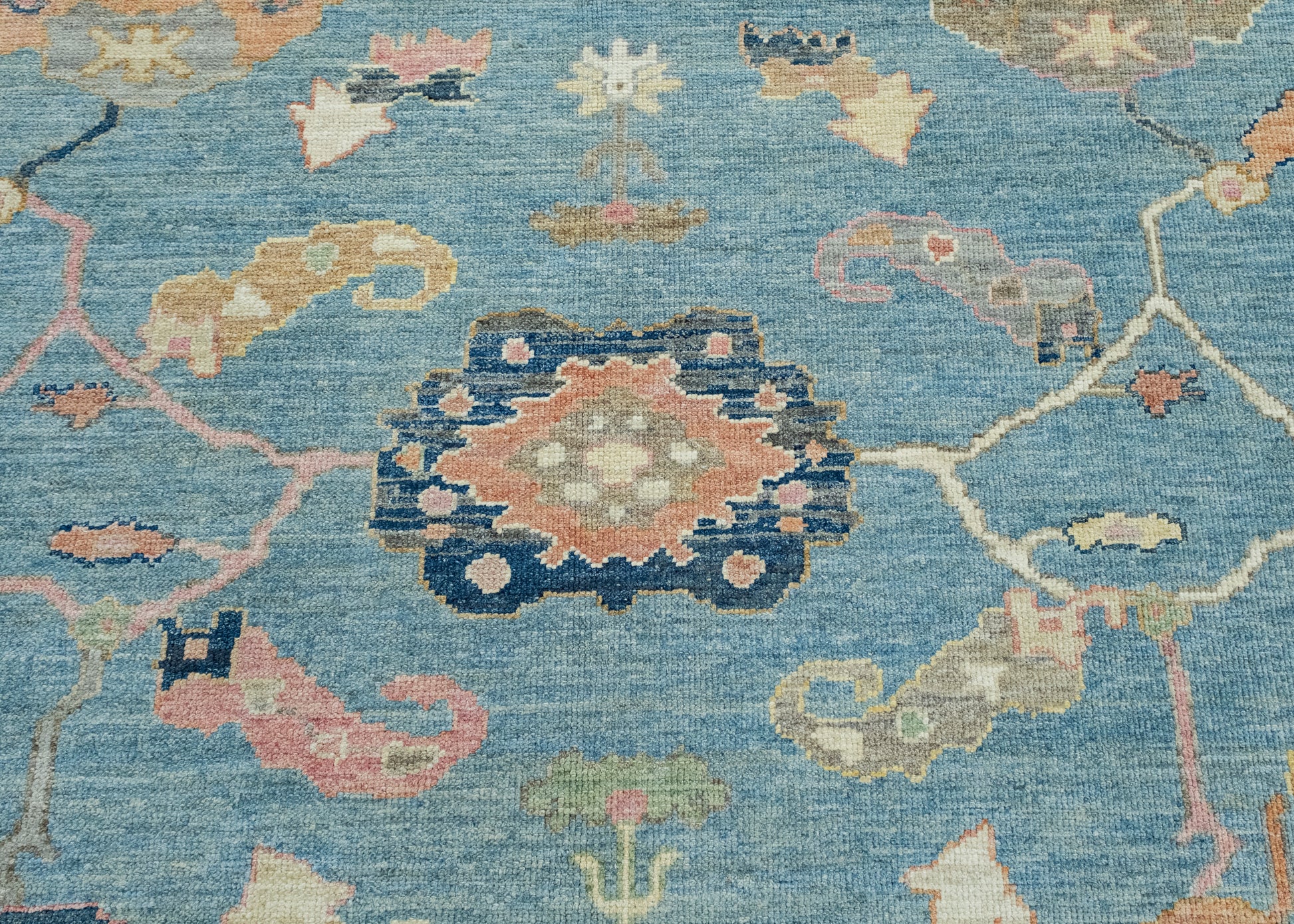 Turkish Oushak Rug 8'2" x 9'5" #17261