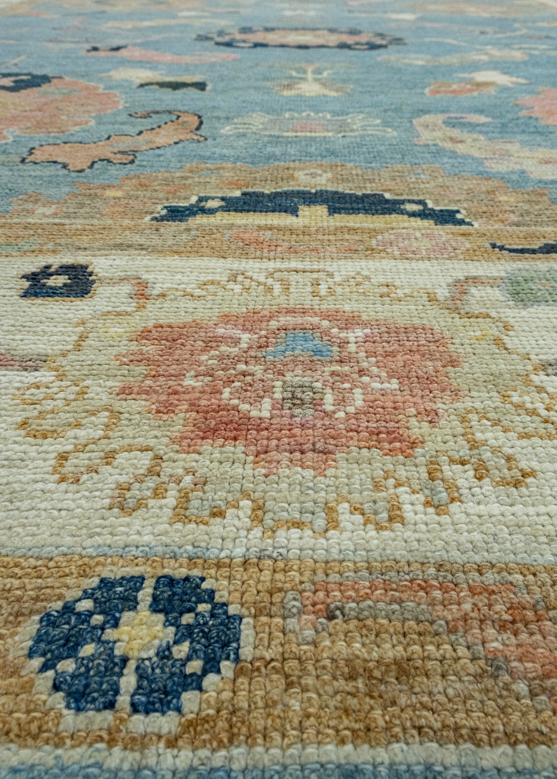 Turkish Oushak Rug 8'2" x 9'5" #17261