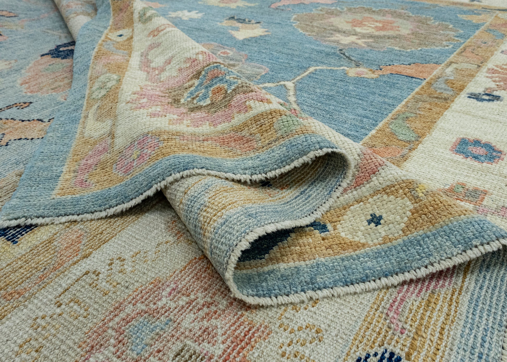 Turkish Oushak Rug 8'2" x 9'5" #17261