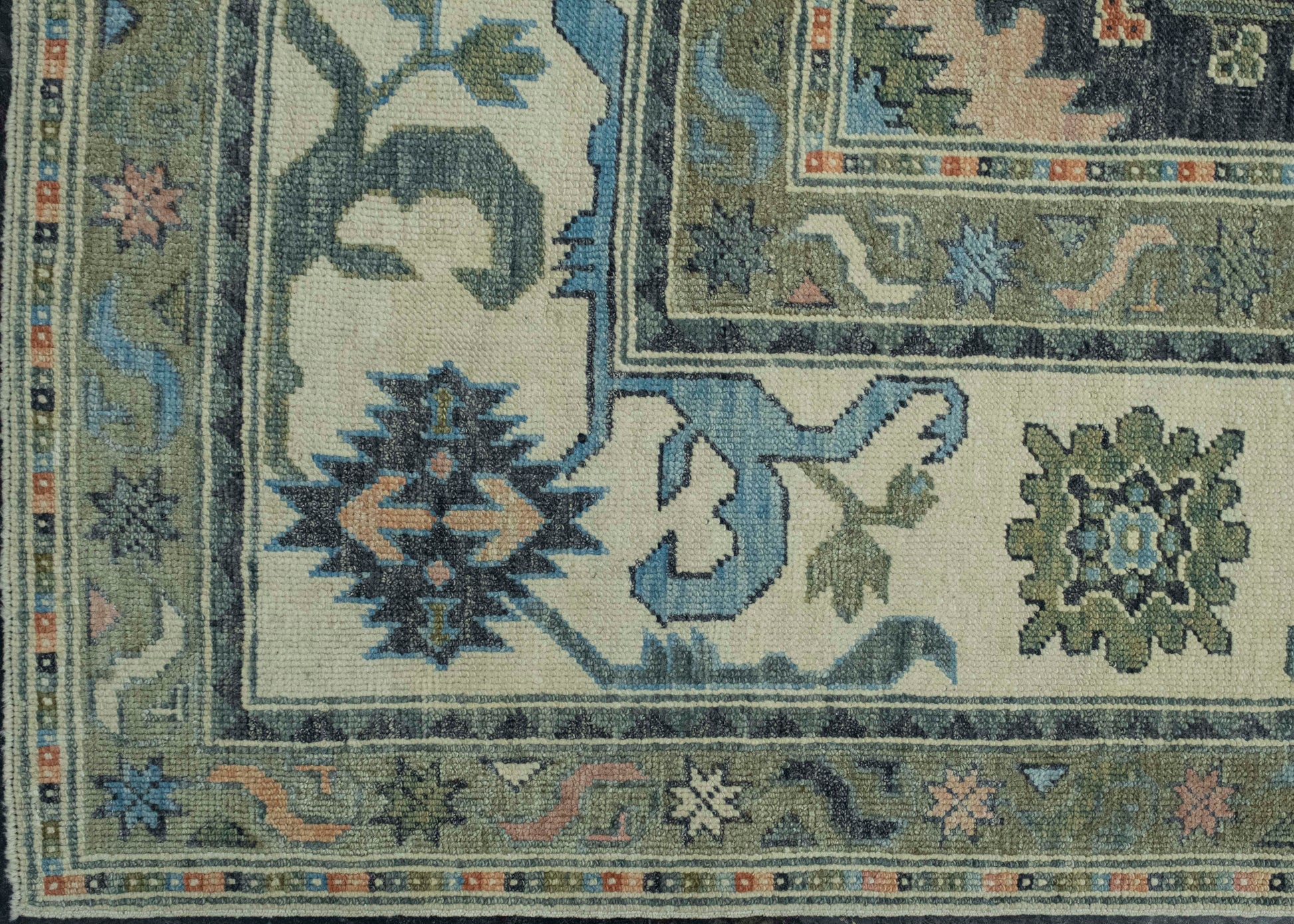 Turkish Oushak Rug 9'10" x 13'10" #17181