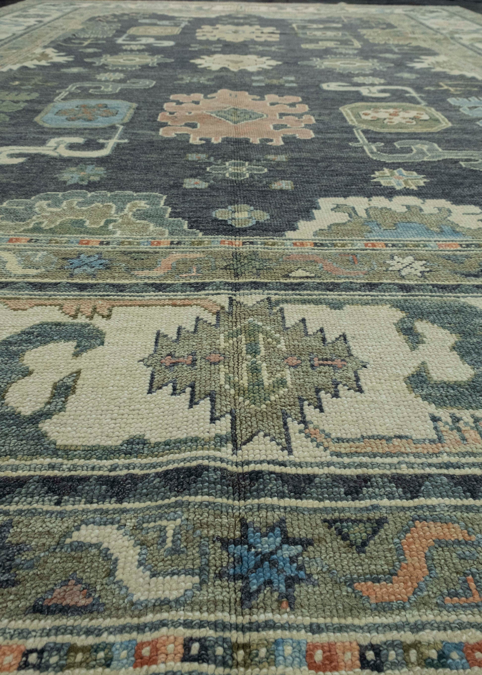 Turkish Oushak Rug 9'10" x 13'10" #17181