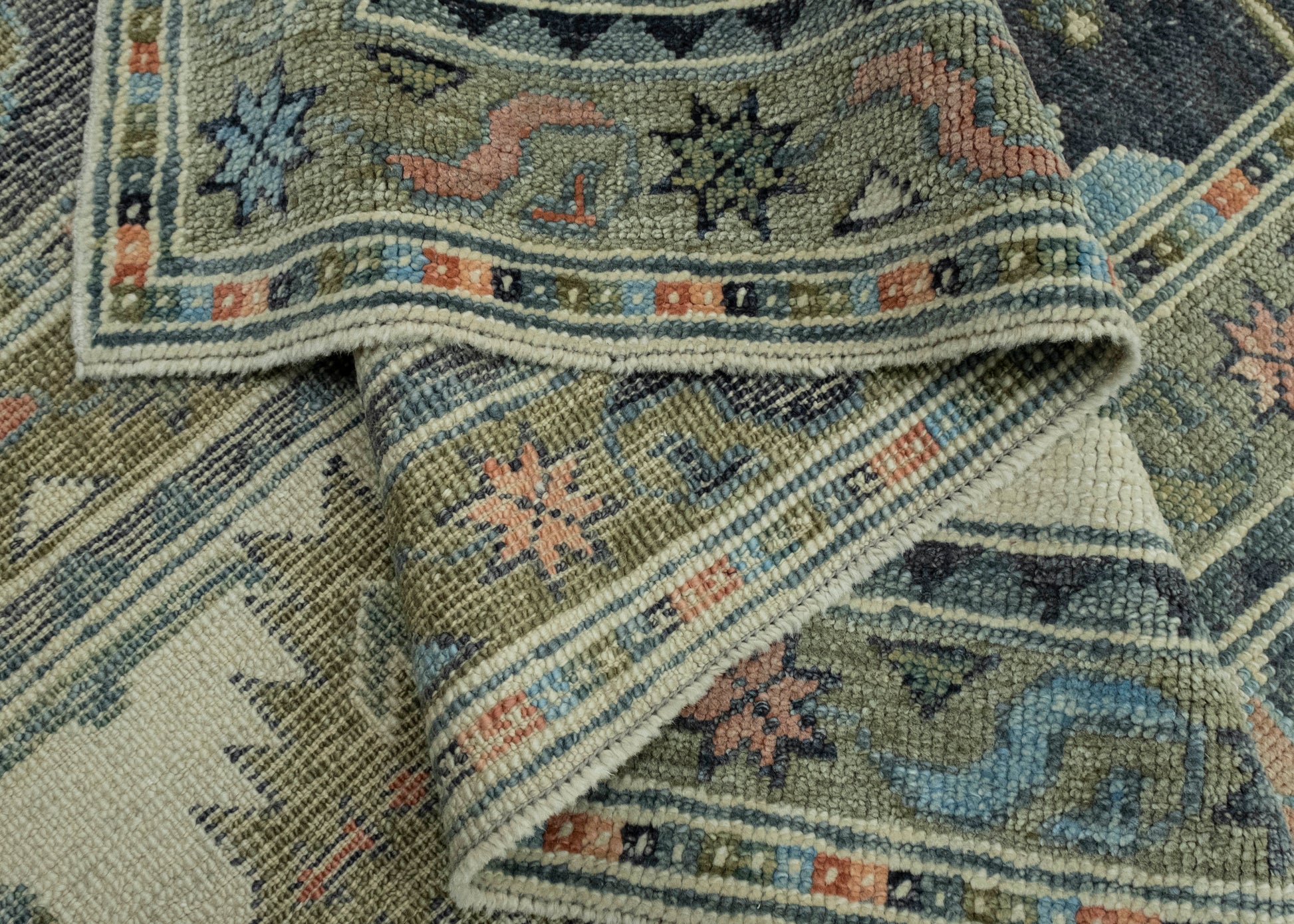 Turkish Oushak Rug 9'10" x 13'10" #17181