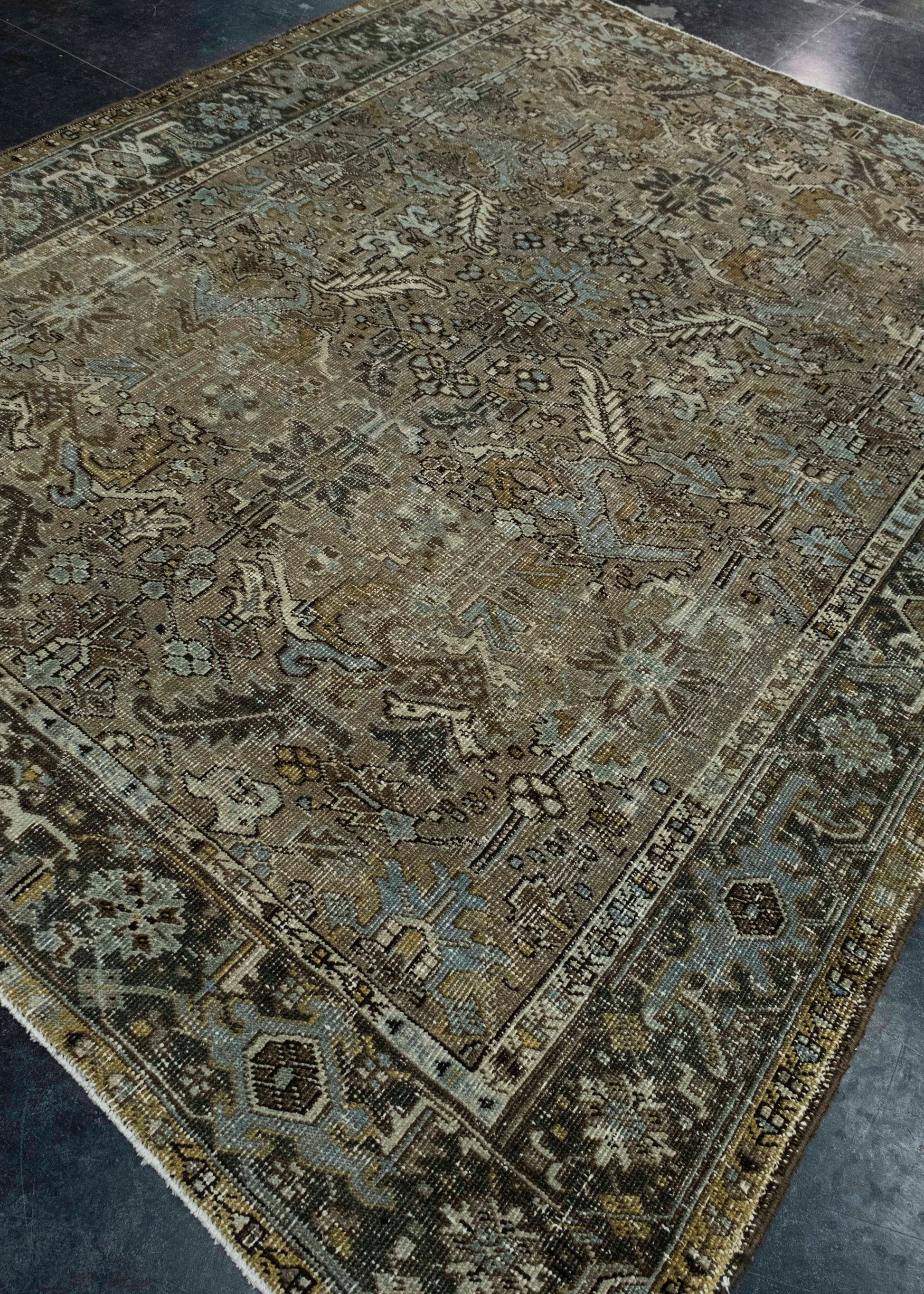Turkish Vintage Rug 7'2" x 9' #16859