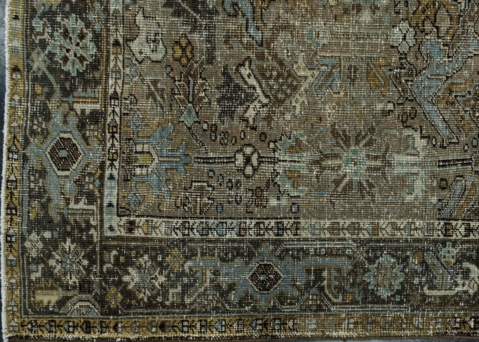 Turkish Vintage Rug 7'2" x 9' #16859